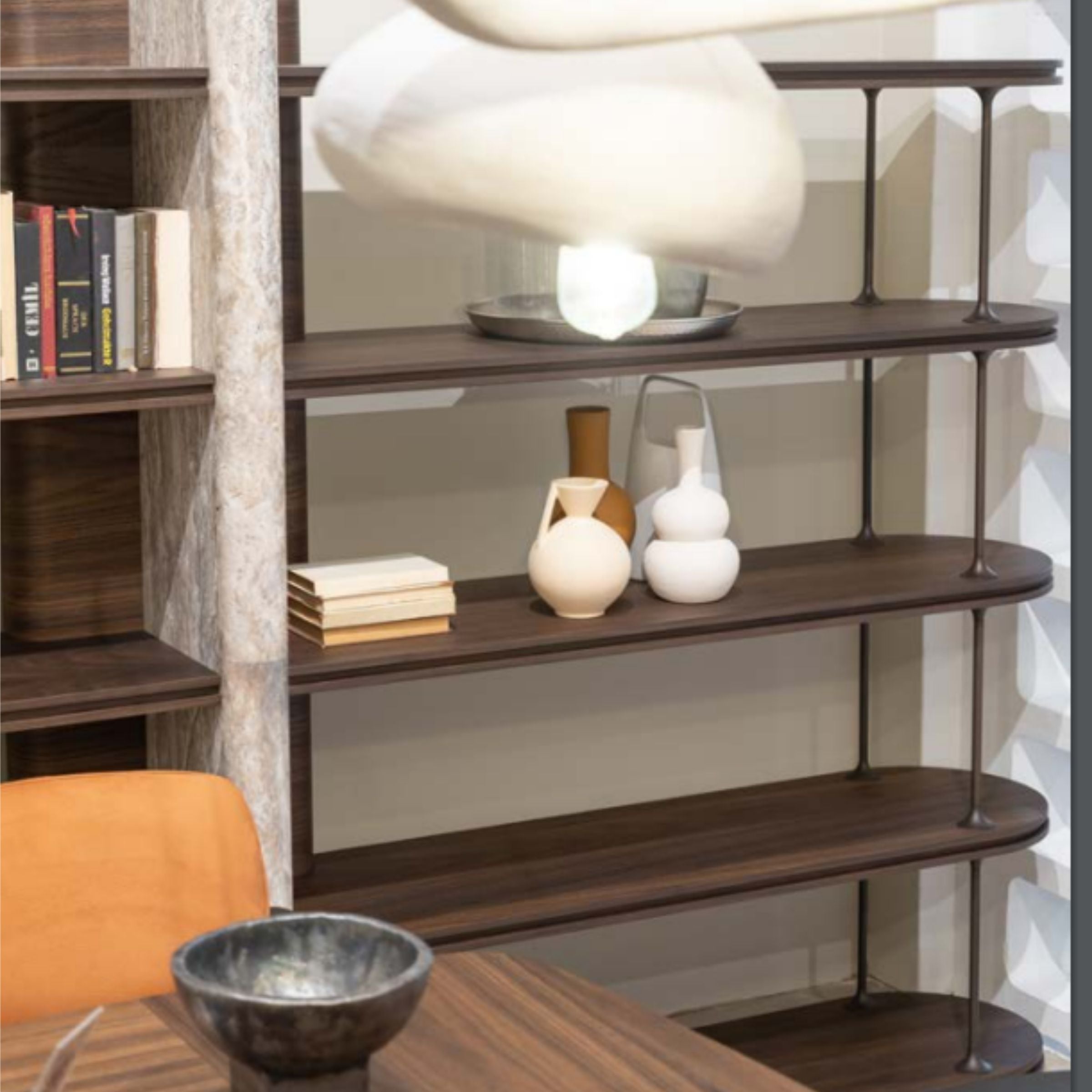 ODEON BOOKSHELF OD-BS-001 - Shelves - ebarza Furniture UAE | Shop Modern Furniture in Abu Dhabi & Dubai - مفروشات ايبازرا في الامارات | تسوق اثاث عصري وديكورات مميزة في دبي وابوظبي