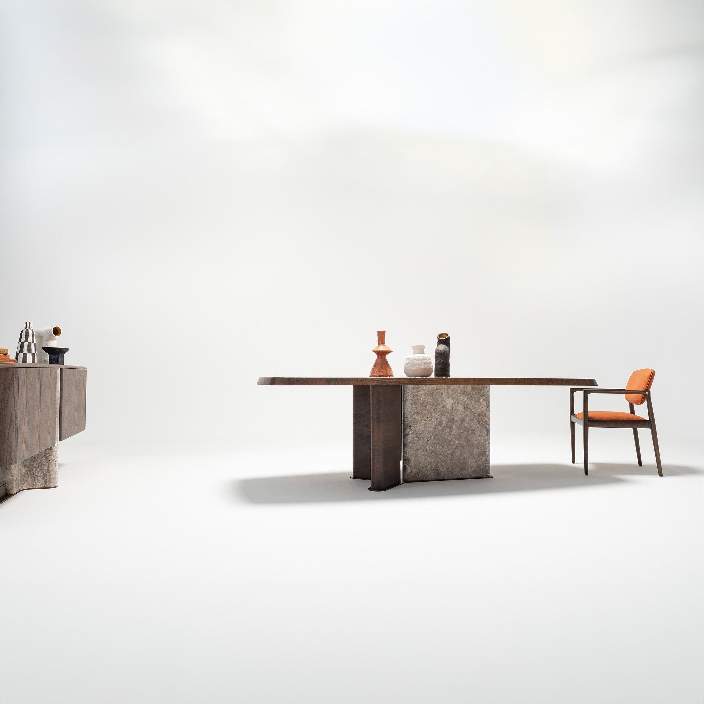 ODEON DINING TABLE 2.78 OD-DT-001 - Dining Tables - ebarza Furniture UAE | Shop Modern Furniture in Abu Dhabi & Dubai - مفروشات ايبازرا في الامارات | تسوق اثاث عصري وديكورات مميزة في دبي وابوظبي