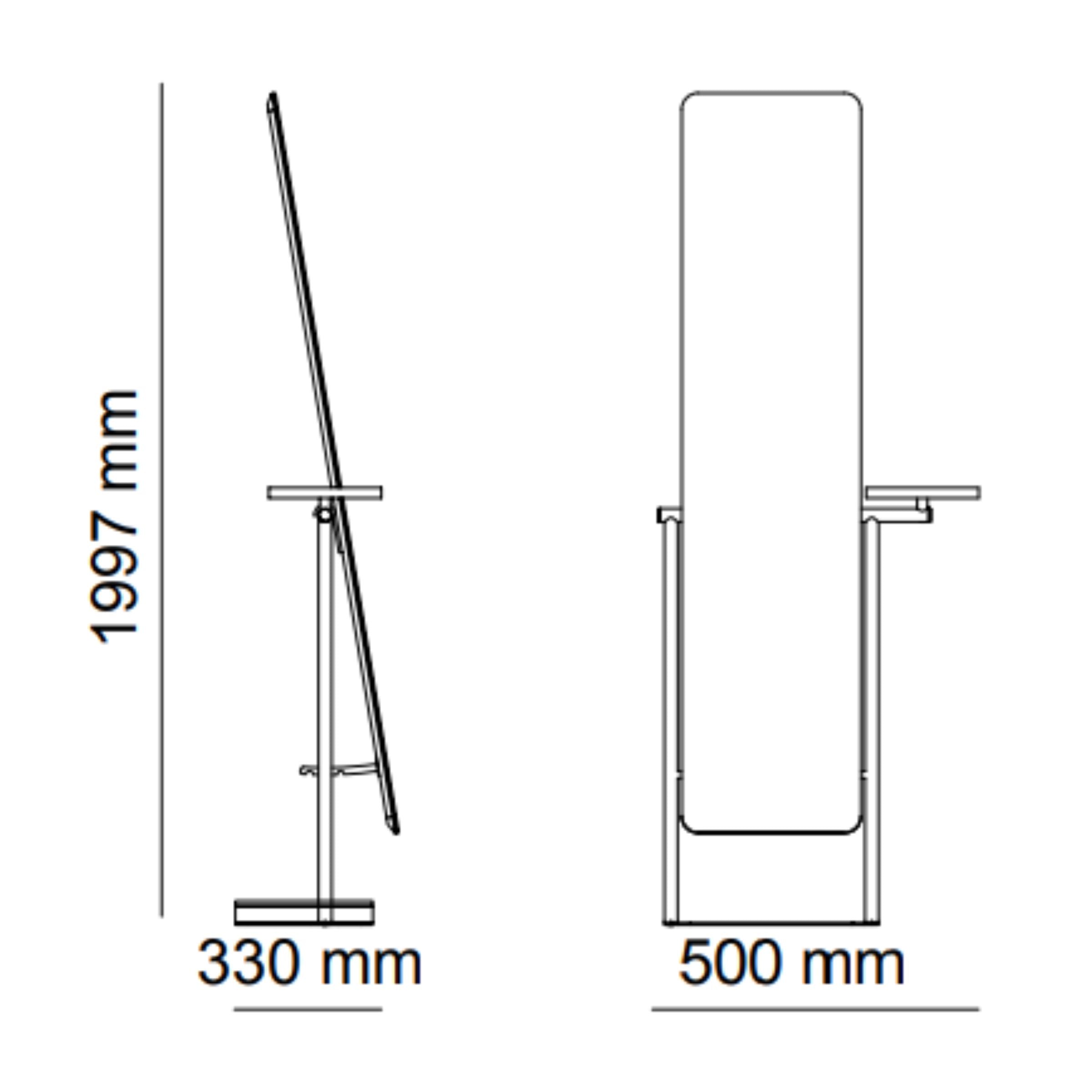 ODEON MIRROR OD-MR001 - Mirrors - ebarza Furniture UAE | Shop Modern Furniture in Abu Dhabi & Dubai - مفروشات ايبازرا في الامارات | تسوق اثاث عصري وديكورات مميزة في دبي وابوظبي