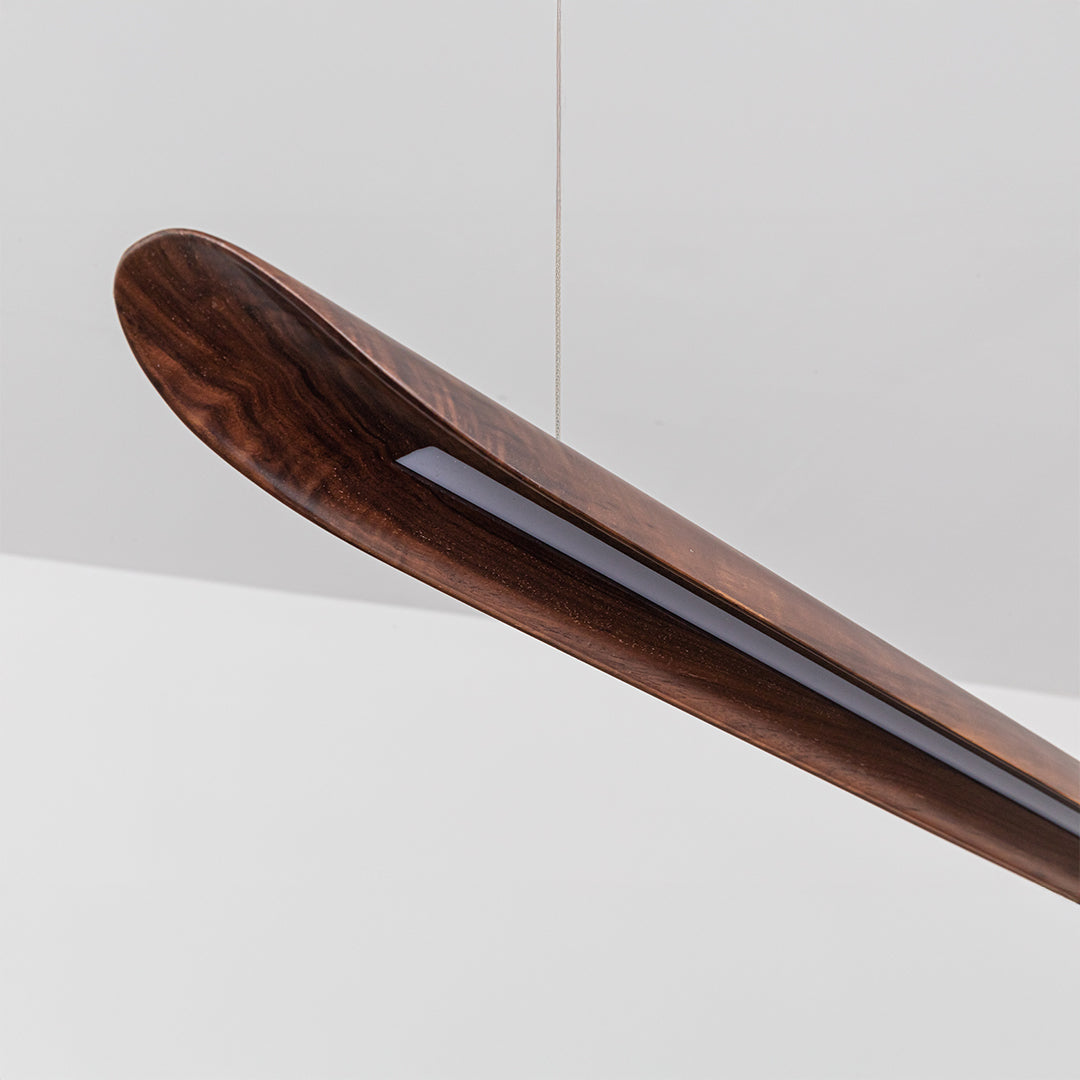 OakAura LED Linear Light Pendant Lamp - MYCP-WP-Walnut-1600 - Pendant Lamps - ebarza Furniture UAE | Shop Modern Furniture in Abu Dhabi & Dubai - مفروشات ايبازرا في الامارات | تسوق اثاث عصري وديكورات مميزة في دبي وابوظبي