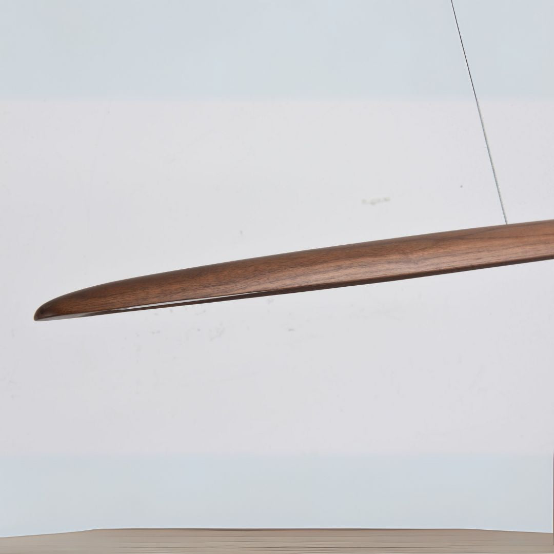 OakAura LED Linear Light Pendant Lamp - MYCP-WP-Walnut-1600 - Pendant Lamps - ebarza Furniture UAE | Shop Modern Furniture in Abu Dhabi & Dubai - مفروشات ايبازرا في الامارات | تسوق اثاث عصري وديكورات مميزة في دبي وابوظبي