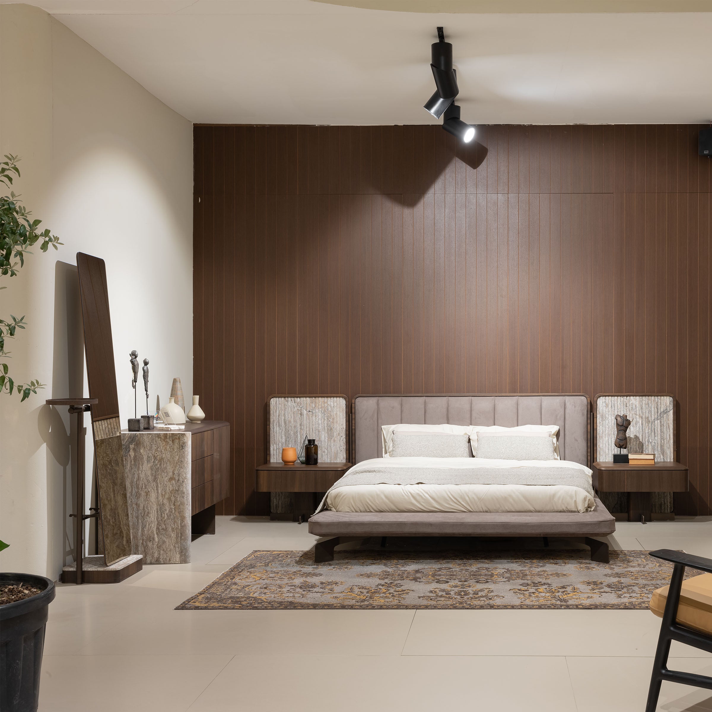 2X ODEON NIGHTSTAND OD-NS-001 -  Bed Side Table - ebarza Furniture UAE | Shop Modern Furniture in Abu Dhabi & Dubai - مفروشات ايبازرا في الامارات | تسوق اثاث عصري وديكورات مميزة في دبي وابوظبي