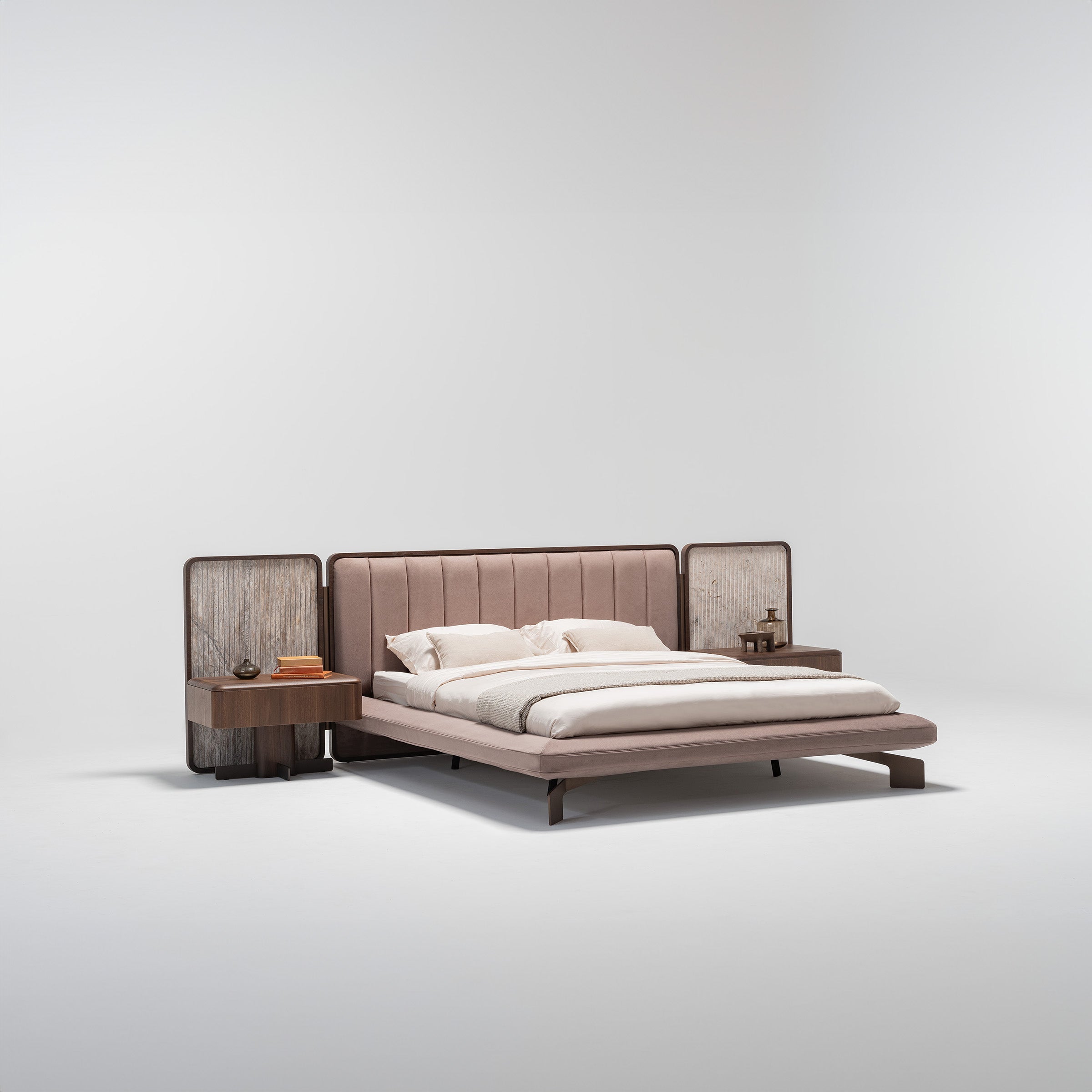 2X ODEON NIGHTSTAND OD-NS-001 -  Bed Side Table - ebarza Furniture UAE | Shop Modern Furniture in Abu Dhabi & Dubai - مفروشات ايبازرا في الامارات | تسوق اثاث عصري وديكورات مميزة في دبي وابوظبي