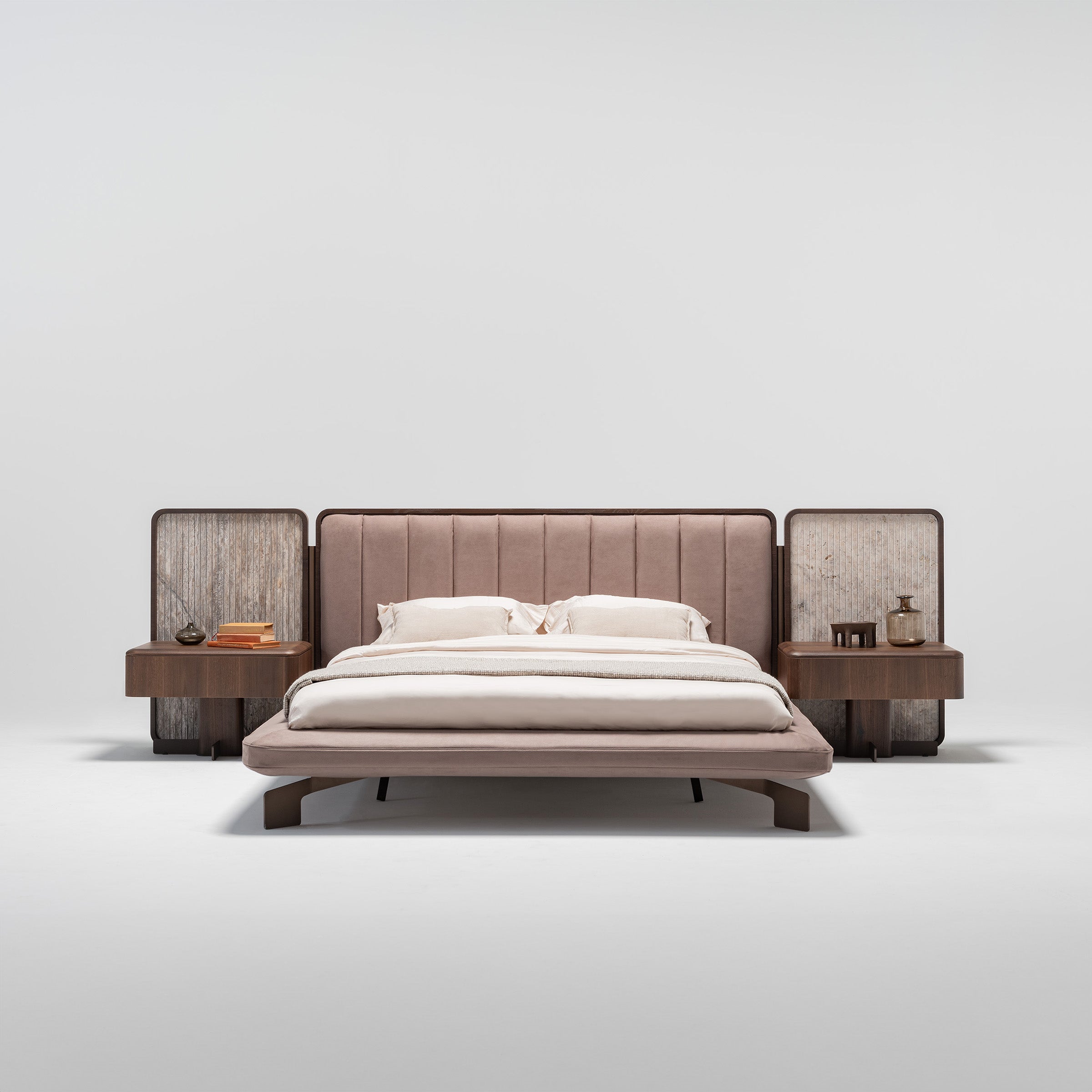 2X ODEON NIGHTSTAND OD-NS-001 -  Bed Side Table - ebarza Furniture UAE | Shop Modern Furniture in Abu Dhabi & Dubai - مفروشات ايبازرا في الامارات | تسوق اثاث عصري وديكورات مميزة في دبي وابوظبي