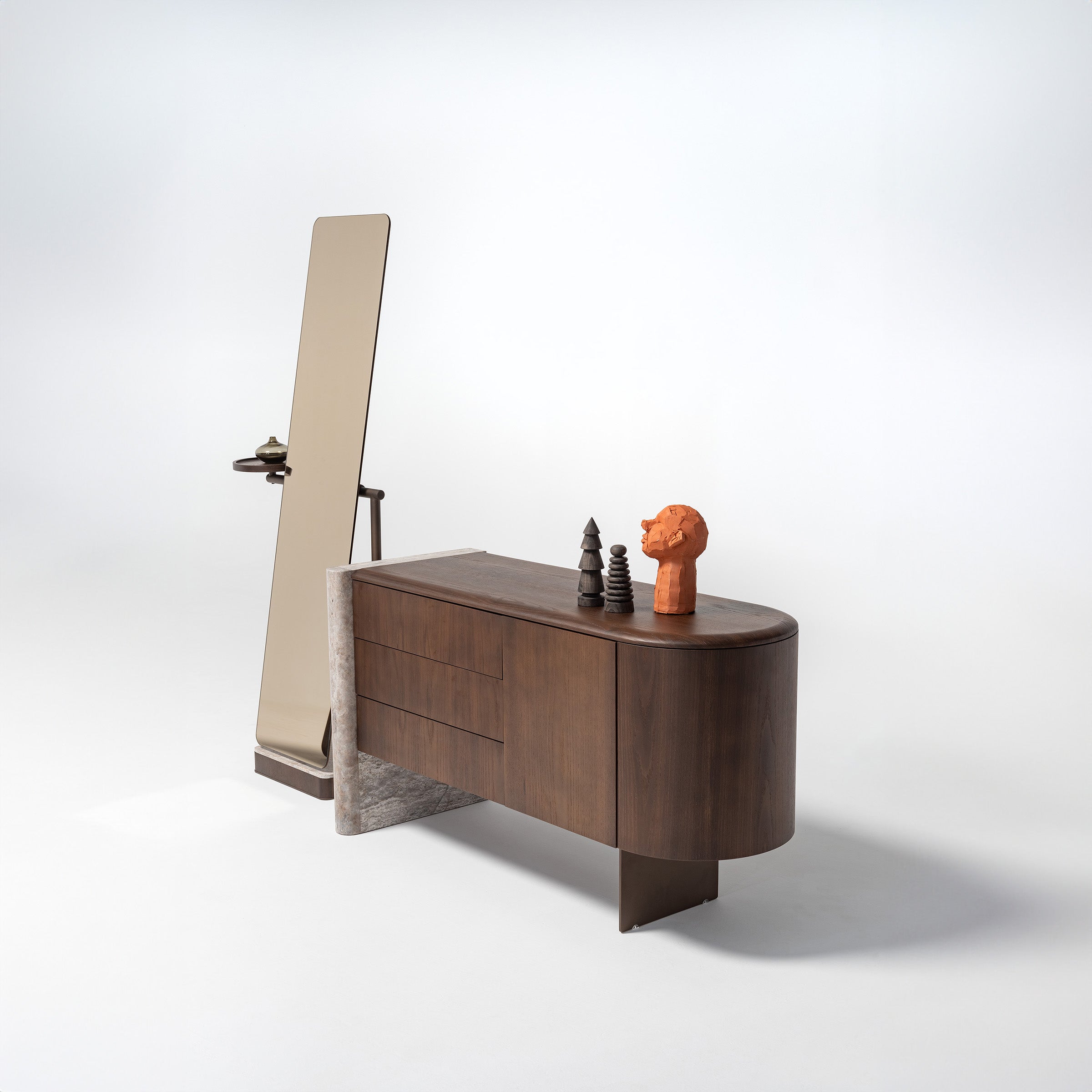 ODEON MIRROR OD-MR001 - Mirrors - ebarza Furniture UAE | Shop Modern Furniture in Abu Dhabi & Dubai - مفروشات ايبازرا في الامارات | تسوق اثاث عصري وديكورات مميزة في دبي وابوظبي