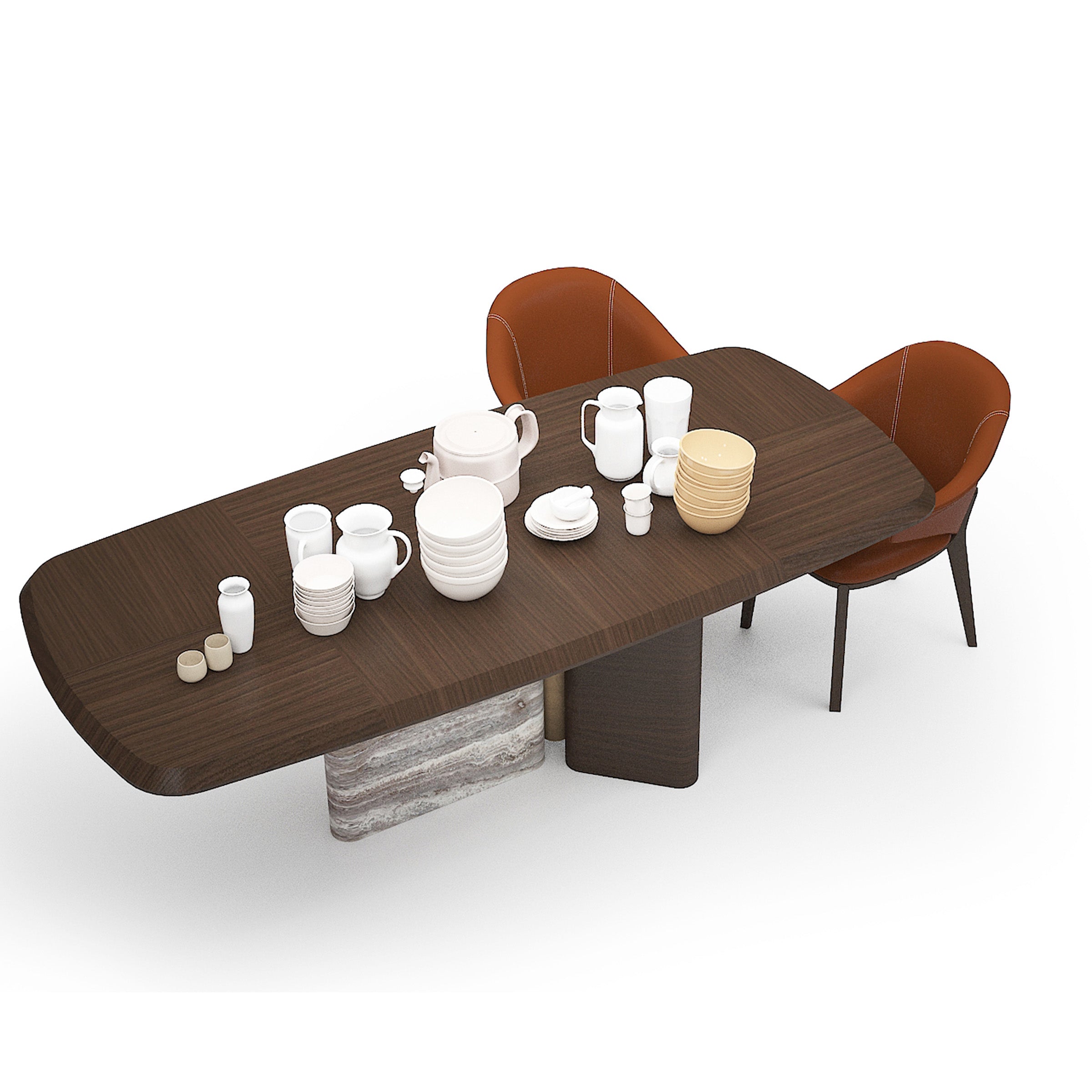 ODEON DINING TABLE 2.78 OD-DT-001 - Dining Tables - ebarza Furniture UAE | Shop Modern Furniture in Abu Dhabi & Dubai - مفروشات ايبازرا في الامارات | تسوق اثاث عصري وديكورات مميزة في دبي وابوظبي