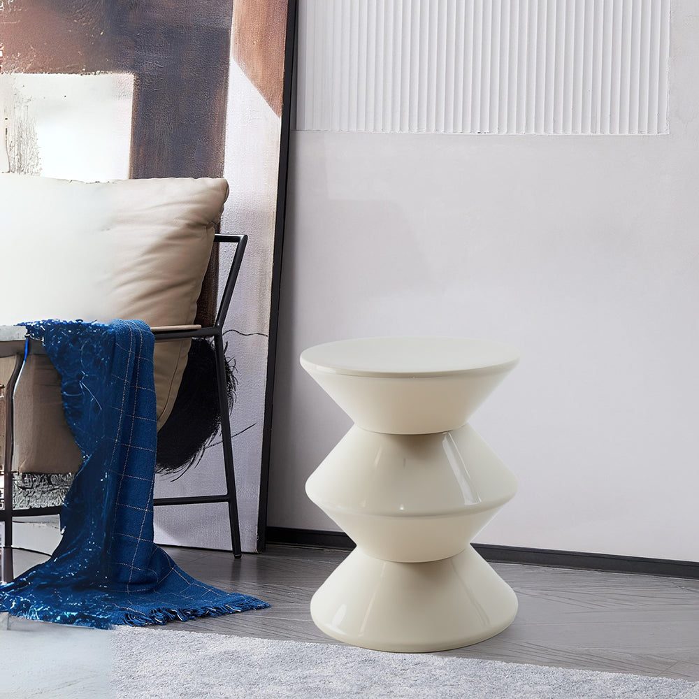 Side Table PC-176A/Off White - Side Tables - ebarza Furniture UAE | Shop Modern Furniture in Abu Dhabi & Dubai - مفروشات ايبازرا في الامارات | تسوق اثاث عصري وديكورات مميزة في دبي وابوظبي