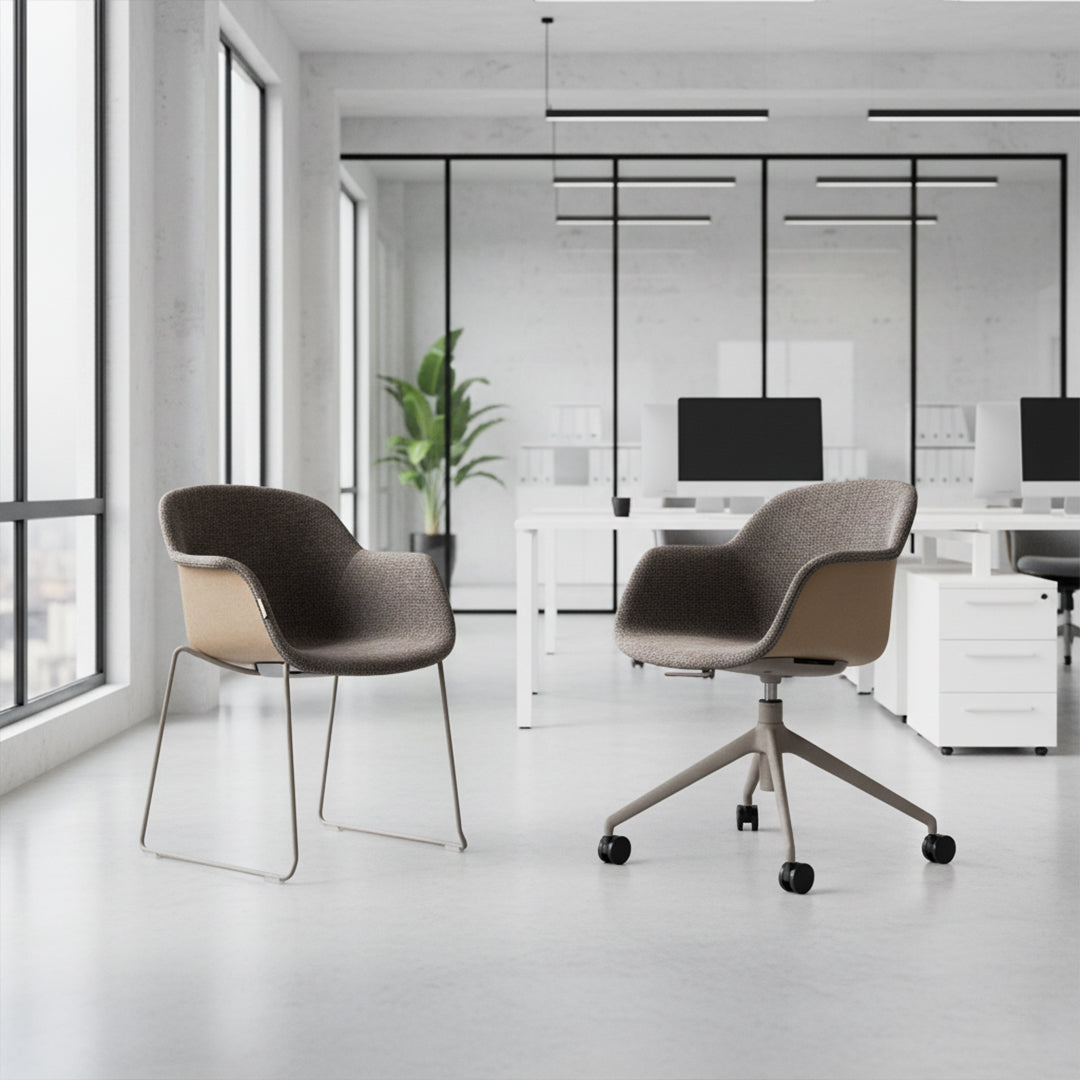 Office Chair Tub-4SM-W-HF - Office Chairs - ebarza Furniture UAE | Shop Modern Furniture in Abu Dhabi & Dubai - مفروشات ايبازرا في الامارات | تسوق اثاث عصري وديكورات مميزة في دبي وابوظبي