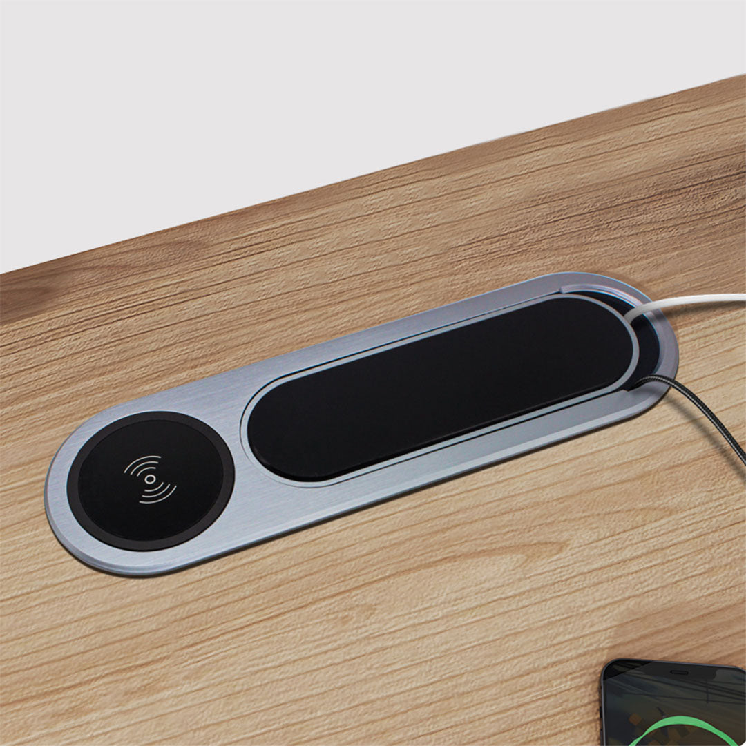 Oral Desktop Socket With Wireless Charger AH08-D - Smart Sockets - ebarza Furniture UAE | Shop Modern Furniture in Abu Dhabi & Dubai - مفروشات ايبازرا في الامارات | تسوق اثاث عصري وديكورات مميزة في دبي وابوظبي