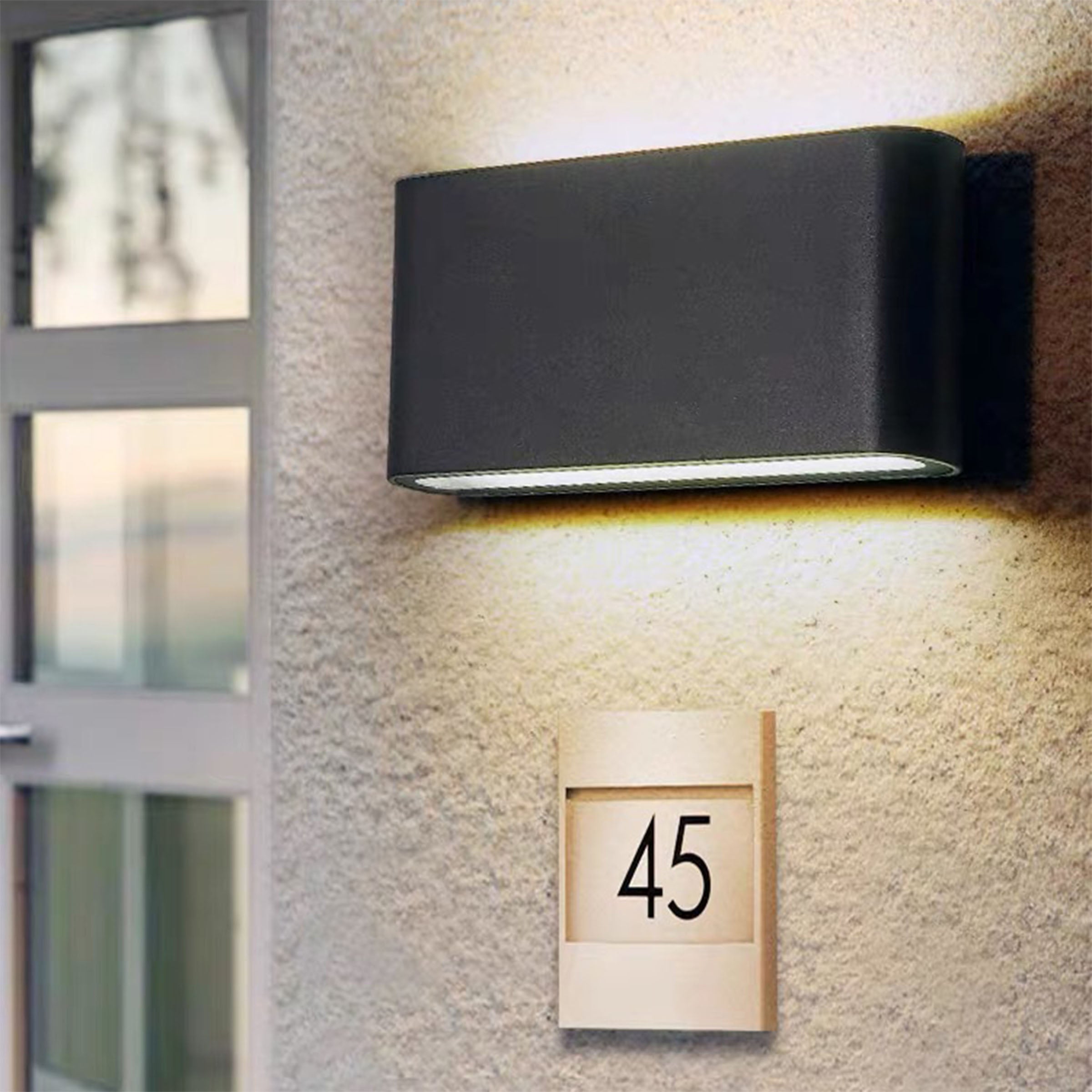 Pre-order 75 Days Delivery Outdoor Wall Light HTD-K2309 - Outdoor lightings - ebarza Furniture UAE | Shop Modern Furniture in Abu Dhabi & Dubai - مفروشات ايبازرا في الامارات | تسوق اثاث عصري وديكورات مميزة في دبي وابوظبي
