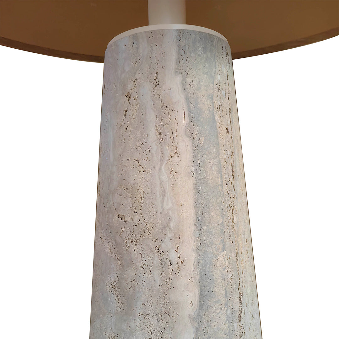 Palma Travertine Dining Table - 308DTS - Dining Tables - ebarza Furniture UAE | Shop Modern Furniture in Abu Dhabi & Dubai - مفروشات ايبازرا في الامارات | تسوق اثاث عصري وديكورات مميزة في دبي وابوظبي