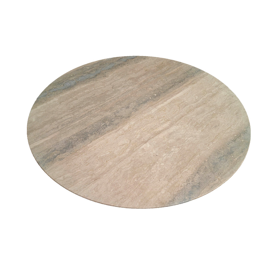 Palma Travertine Dining Table - 308DTS - Dining Tables - ebarza Furniture UAE | Shop Modern Furniture in Abu Dhabi & Dubai - مفروشات ايبازرا في الامارات | تسوق اثاث عصري وديكورات مميزة في دبي وابوظبي