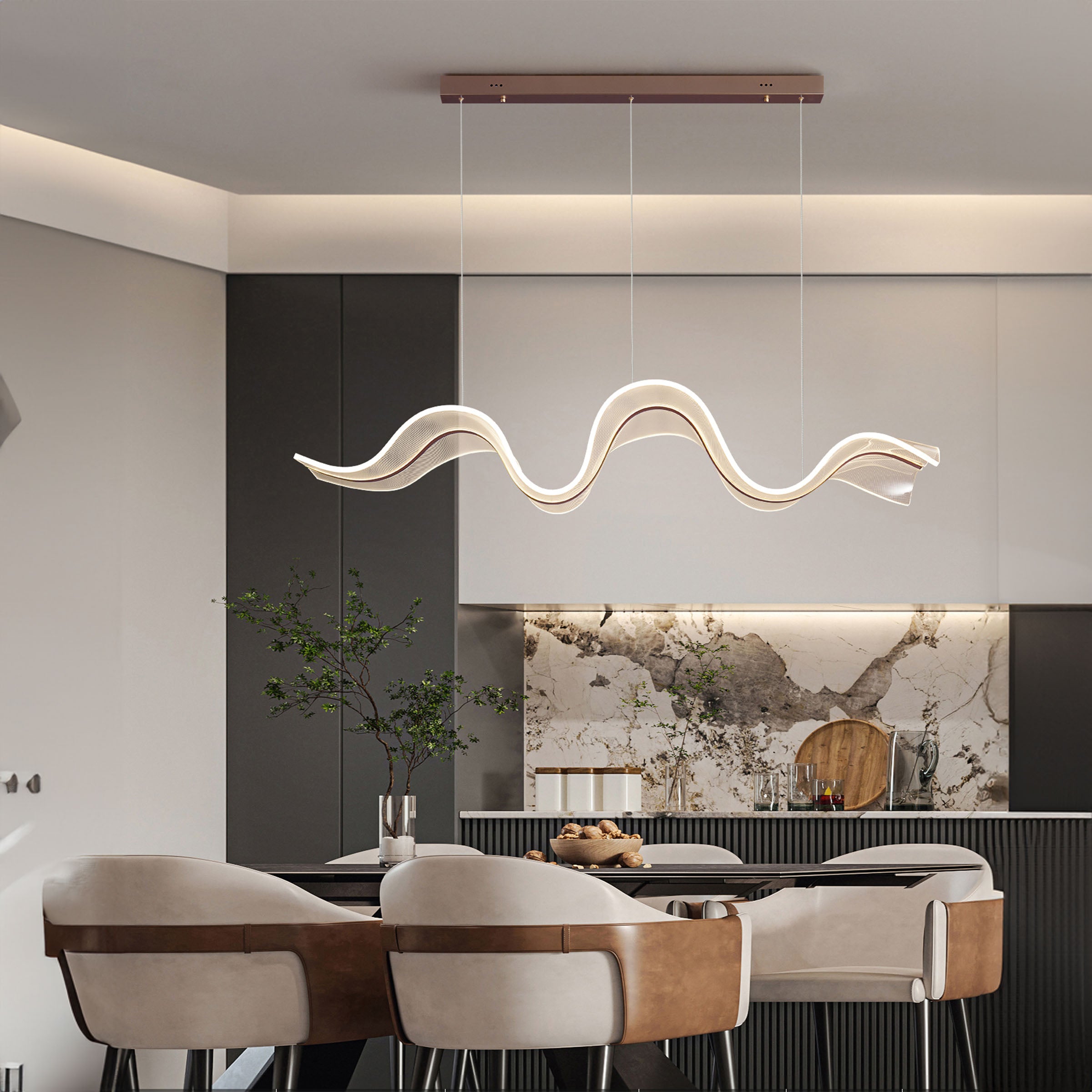 Cosmic Twister Pendant Lamp MK5890P-001 - Pendant Lamps - ebarza Furniture UAE | Shop Modern Furniture in Abu Dhabi & Dubai - مفروشات ايبازرا في الامارات | تسوق اثاث عصري وديكورات مميزة في دبي وابوظبي