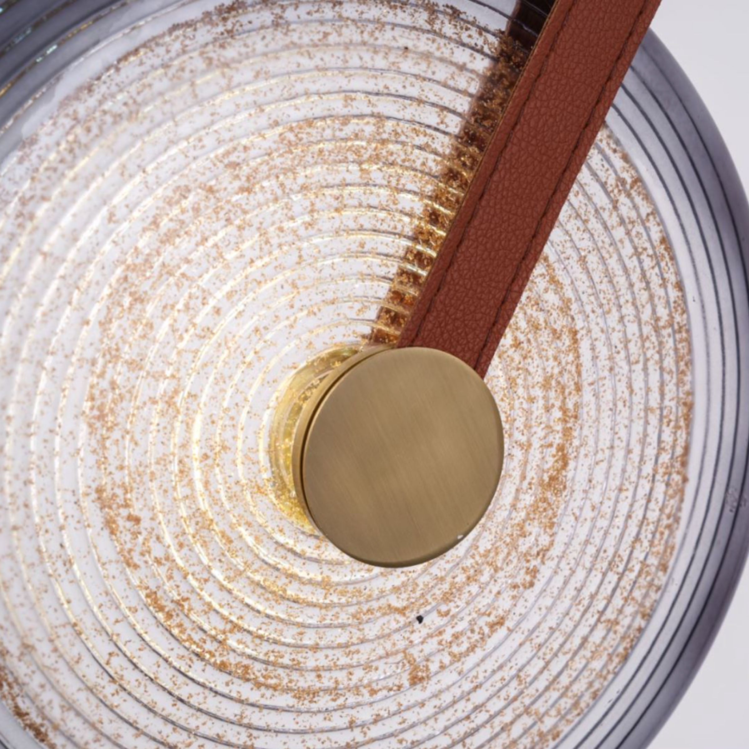 Pre-order 35 Days Delivery Aqua Gem Pendant Lamp Orange Leather Dia25CM CY-DD-1048-30 - Pendant Lamps - ebarza Furniture UAE | Shop Modern Furniture in Abu Dhabi & Dubai - مفروشات ايبازرا في الامارات | تسوق اثاث عصري وديكورات مميزة في دبي وابوظبي