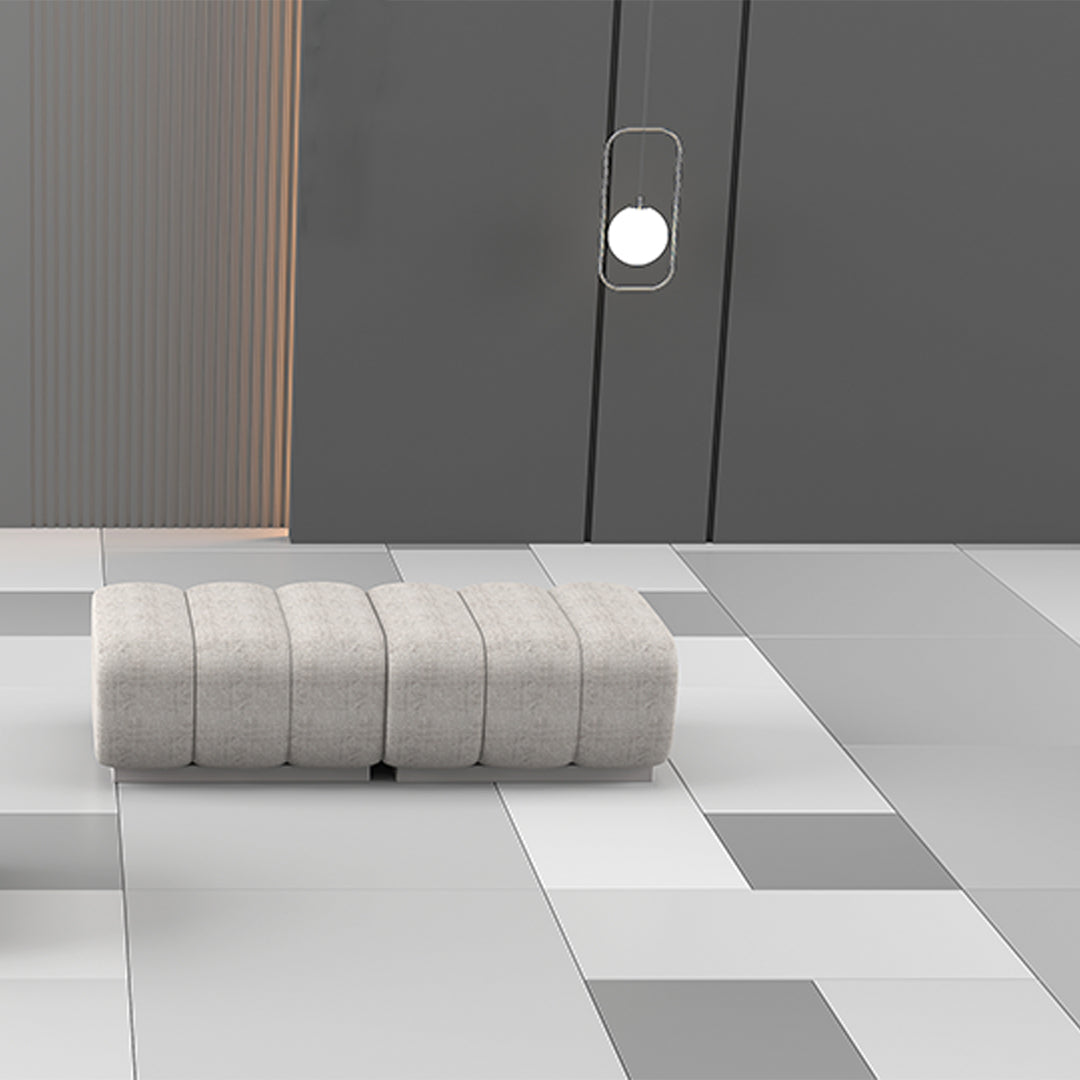 Pre-order 15 Days Delivery Chameleon Sofa - Pouf Module - H-5228-E - Grey - Sofas - ebarza Furniture UAE | Shop Modern Furniture in Abu Dhabi & Dubai - مفروشات ايبازرا في الامارات | تسوق اثاث عصري وديكورات مميزة في دبي وابوظبي