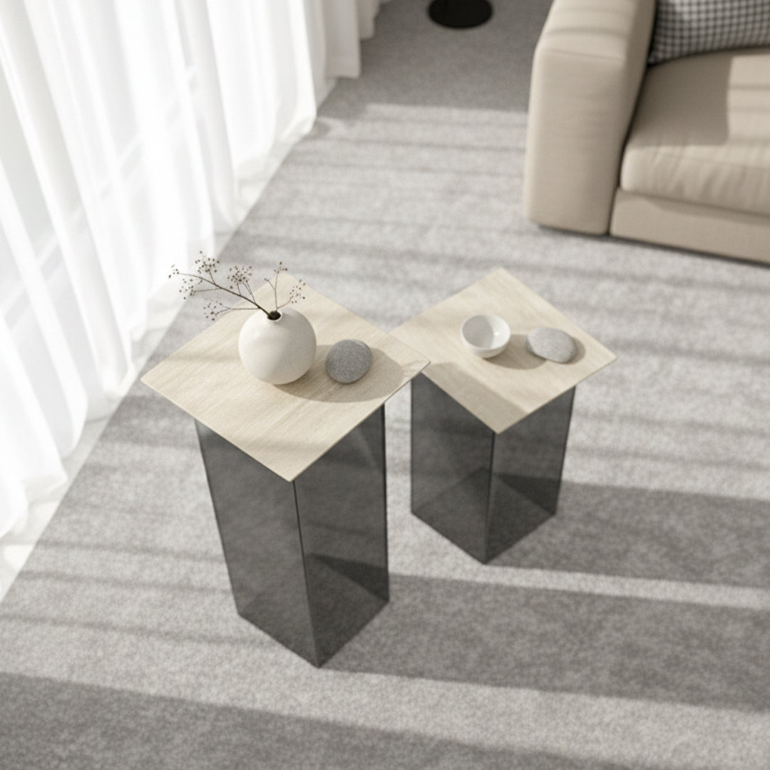 Pre-order For 25 Days Delivery - Lilt Artwork Stand/ Side Table - JK-P06 - Tall