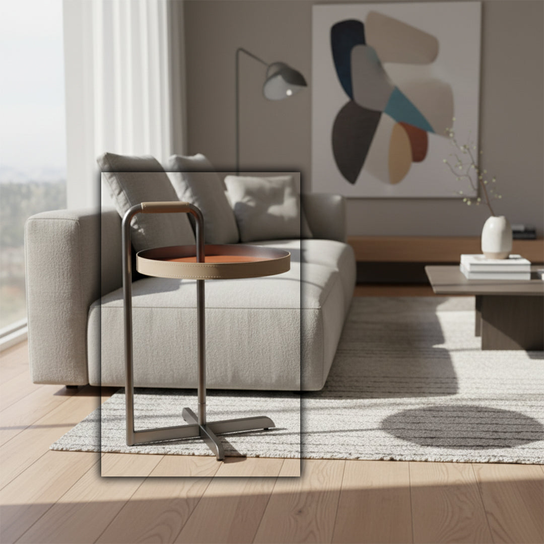 Pre-order 75 Days Delivery Side Table LWL25005 - Side Tables - ebarza Furniture UAE | Shop Modern Furniture in Abu Dhabi & Dubai - مفروشات ايبازرا في الامارات | تسوق اثاث عصري وديكورات مميزة في دبي وابوظبي