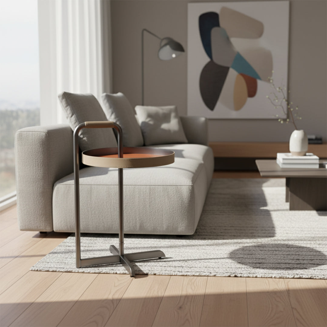 Pre-order 75 Days Delivery Side Table LWL25005 - Side Tables - ebarza Furniture UAE | Shop Modern Furniture in Abu Dhabi & Dubai - مفروشات ايبازرا في الامارات | تسوق اثاث عصري وديكورات مميزة في دبي وابوظبي