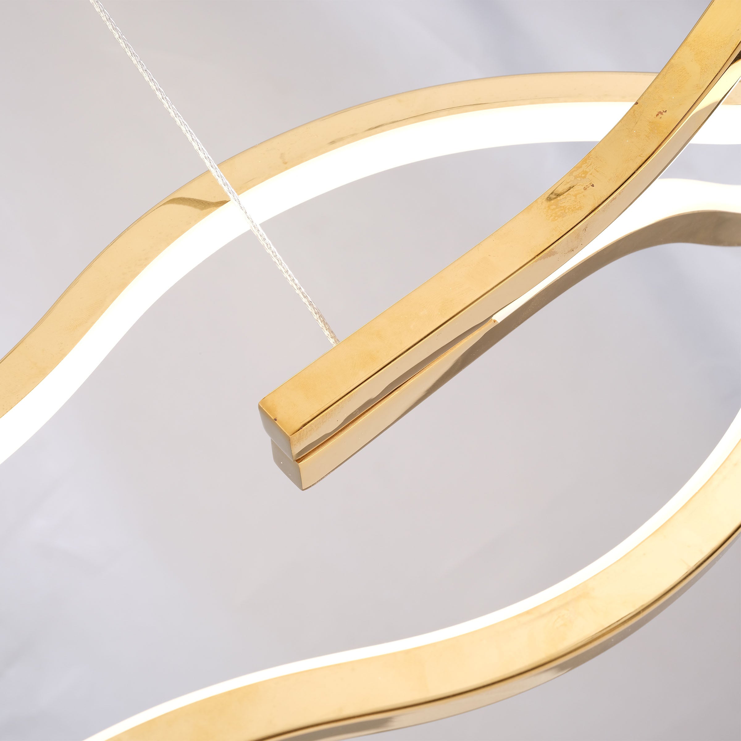 Pre-order 75 Days Delivery Infinity Orbit Stainless Steel Pendant Lamp CY-DD-1045 - Pendant Lamps - ebarza Furniture UAE | Shop Modern Furniture in Abu Dhabi & Dubai - مفروشات ايبازرا في الامارات | تسوق اثاث عصري وديكورات مميزة في دبي وابوظبي