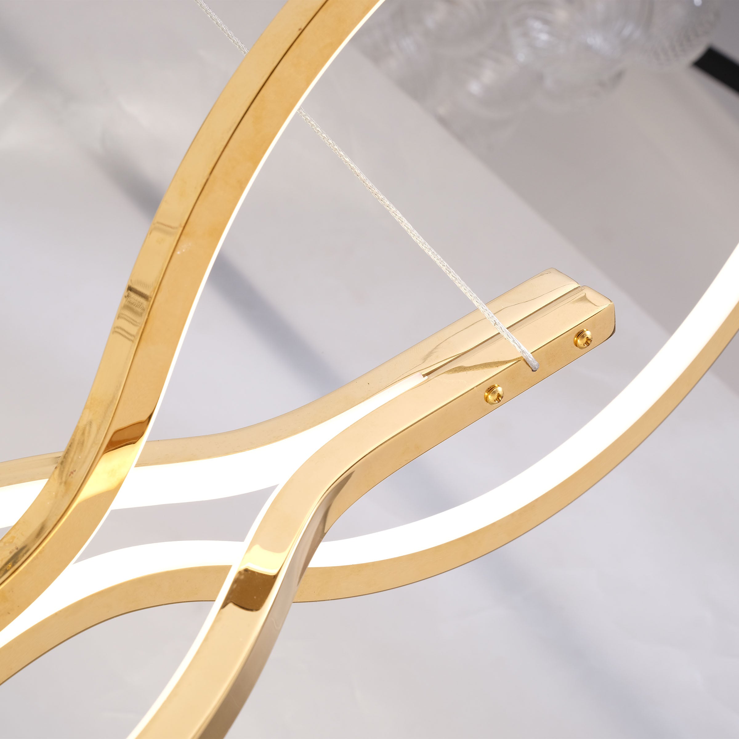 Pre-order 75 Days Delivery Infinity Orbit Stainless Steel Pendant Lamp CY-DD-1045 - Pendant Lamps - ebarza Furniture UAE | Shop Modern Furniture in Abu Dhabi & Dubai - مفروشات ايبازرا في الامارات | تسوق اثاث عصري وديكورات مميزة في دبي وابوظبي