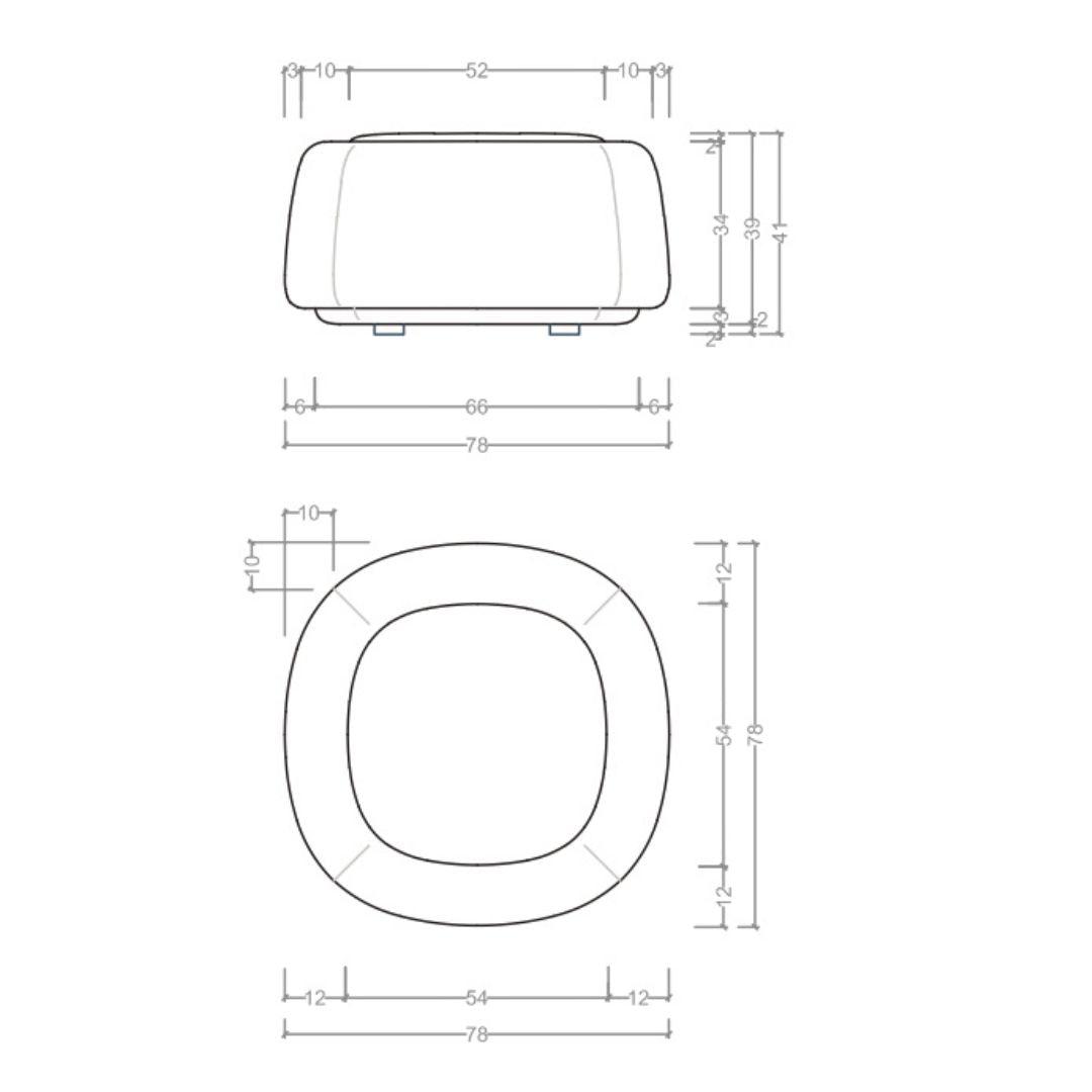 MOLLIS BIG POUF BER-POUF-BIG/Beige - Poufs - ebarza Furniture UAE | Shop Modern Furniture in Abu Dhabi & Dubai - مفروشات ايبازرا في الامارات | تسوق اثاث عصري وديكورات مميزة في دبي وابوظبي