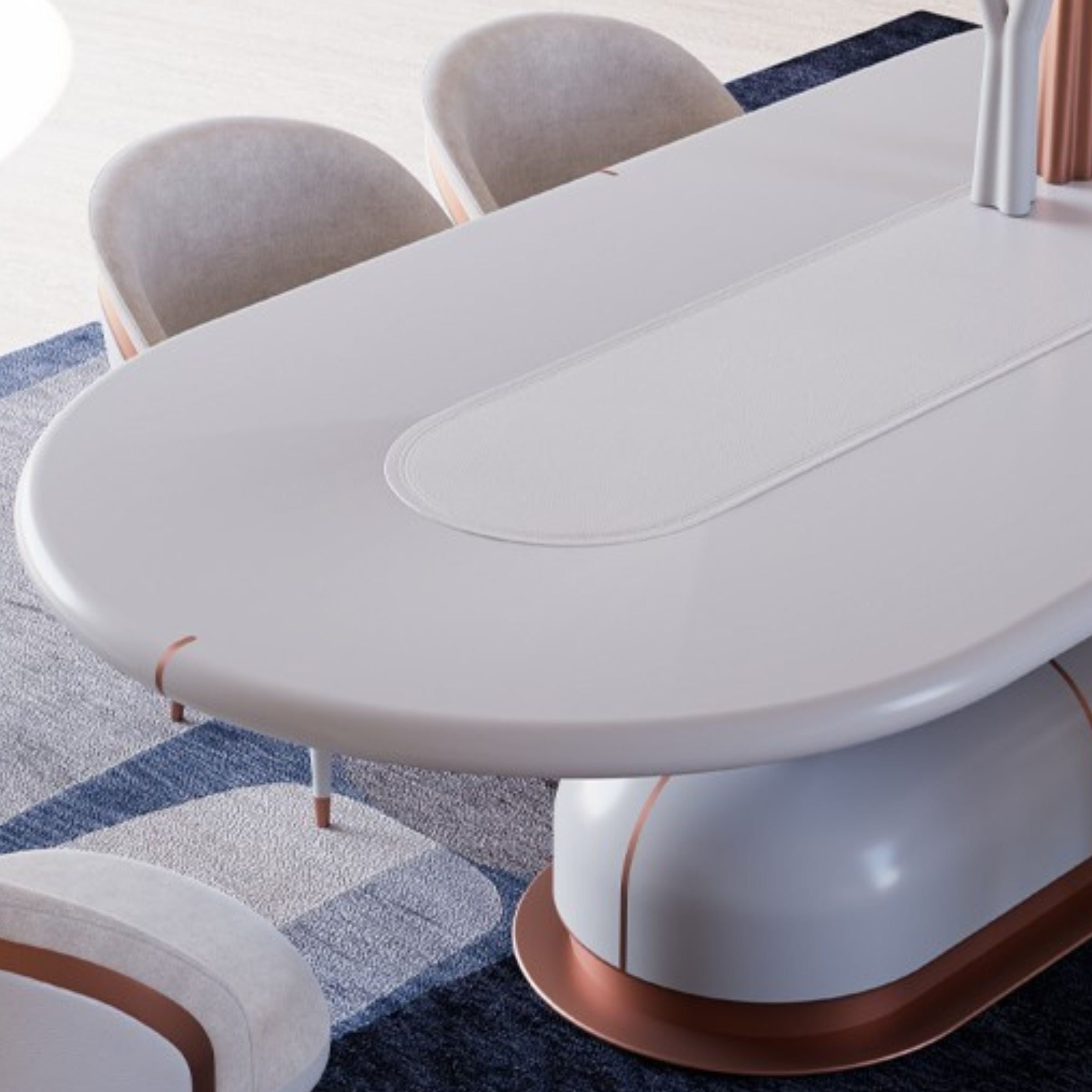 Display Item - Tulip Dining Table 260*120 CM MASTLP001-Nakheel - DISPLAY ITEM - ebarza Furniture UAE | Shop Modern Furniture in Abu Dhabi & Dubai - مفروشات ايبازرا في الامارات | تسوق اثاث عصري وديكورات مميزة في دبي وابوظبي