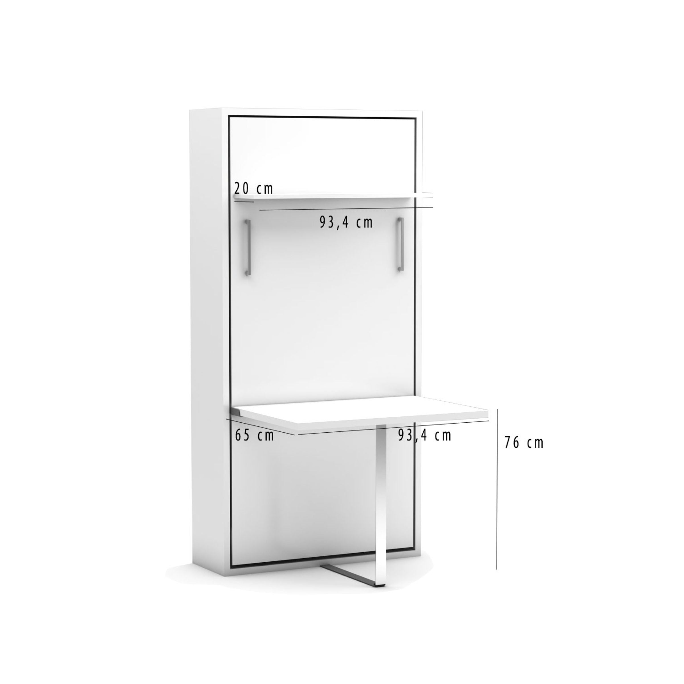 HAPPY ( ONLY DESK AS AN ATTACHMENT ) - 1101D -  Bedsteads - ebarza Furniture UAE | Shop Modern Furniture in Abu Dhabi & Dubai - مفروشات ايبازرا في الامارات | تسوق اثاث عصري وديكورات مميزة في دبي وابوظبي