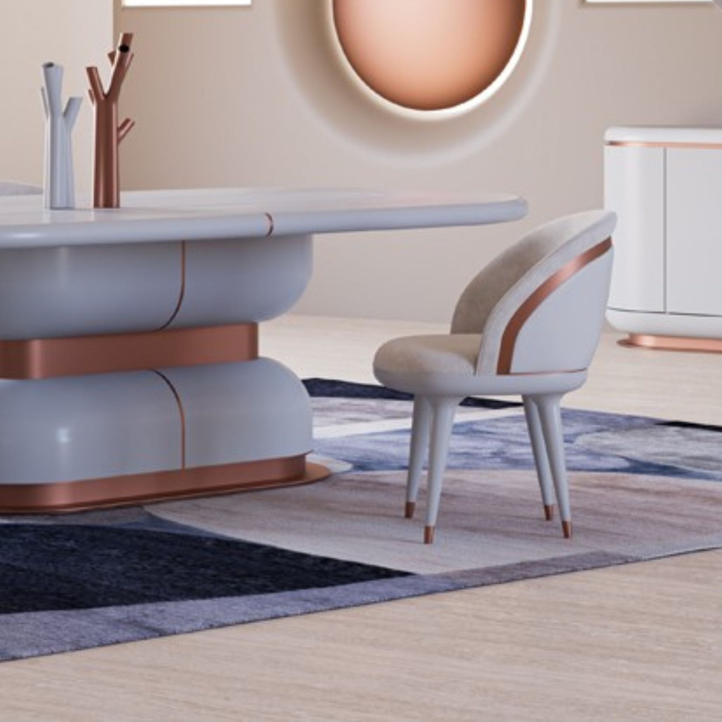 Display Item - Tulip Dining Chair  SANTLP001-YAS -  DISPLAY ITEM - ebarza Furniture UAE | Shop Modern Furniture in Abu Dhabi & Dubai - مفروشات ايبازرا في الامارات | تسوق اثاث عصري وديكورات مميزة في دبي وابوظبي