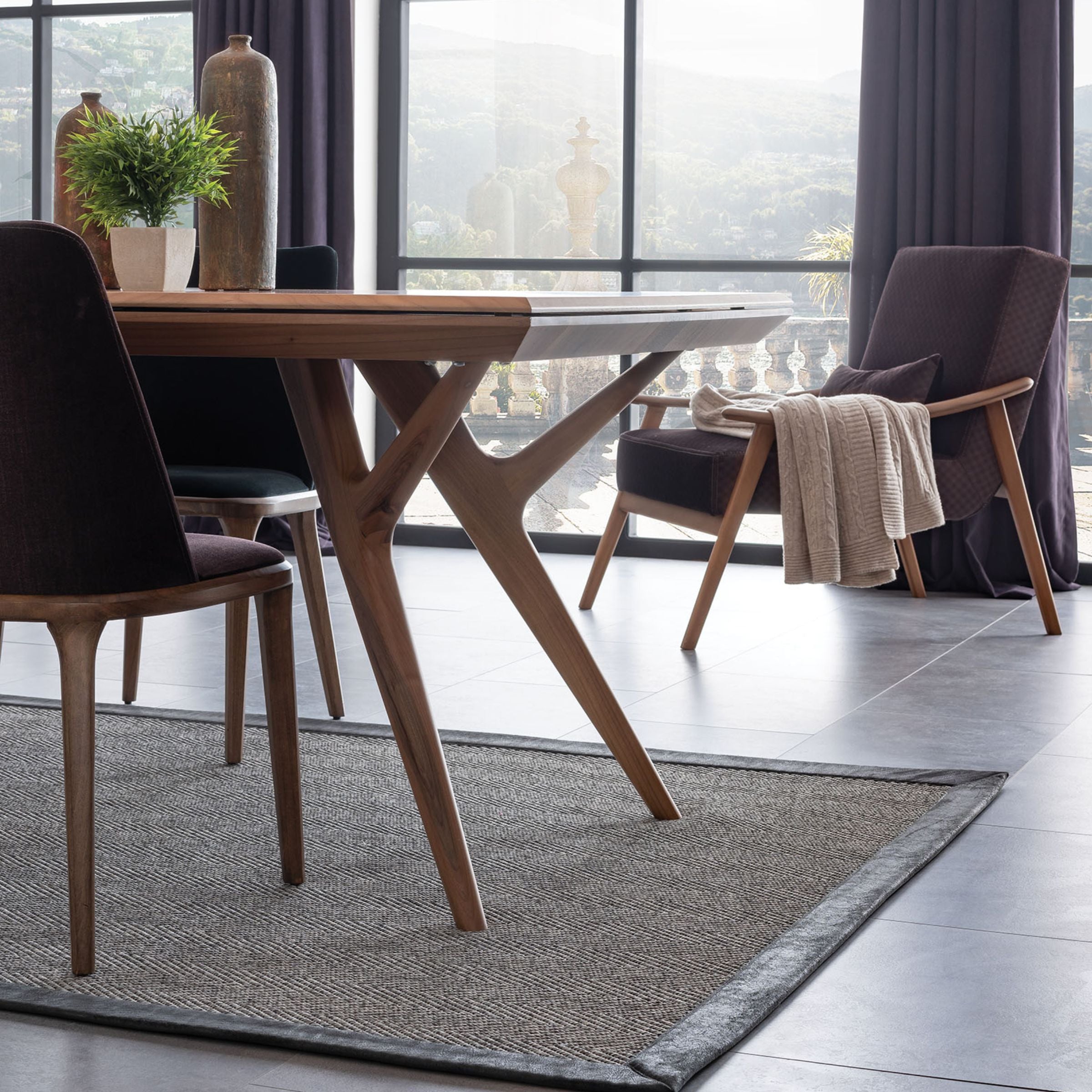 Aspendos Extendable Dining Table SBRN-ASPNDT - Dining Tables - ebarza Furniture UAE | Shop Modern Furniture in Abu Dhabi & Dubai - مفروشات ايبازرا في الامارات | تسوق اثاث عصري وديكورات مميزة في دبي وابوظبي