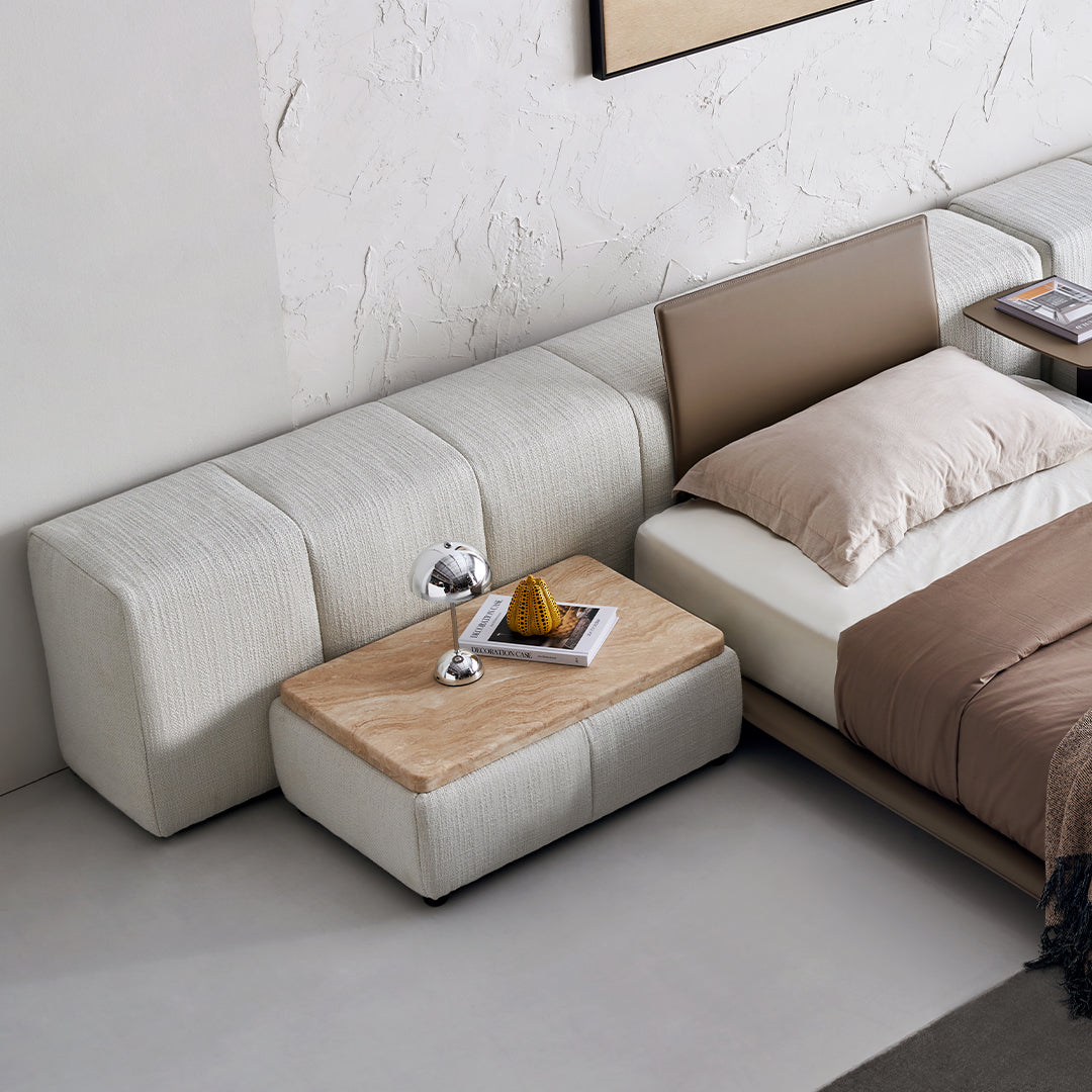 Pre-order 25 Days Delivery Puzzle Headboard / Long Back Sofa Unit - SF080 - Bedsteads - ebarza Furniture UAE | Shop Modern Furniture in Abu Dhabi & Dubai - مفروشات ايبازرا في الامارات | تسوق اثاث عصري وديكورات مميزة في دبي وابوظبي