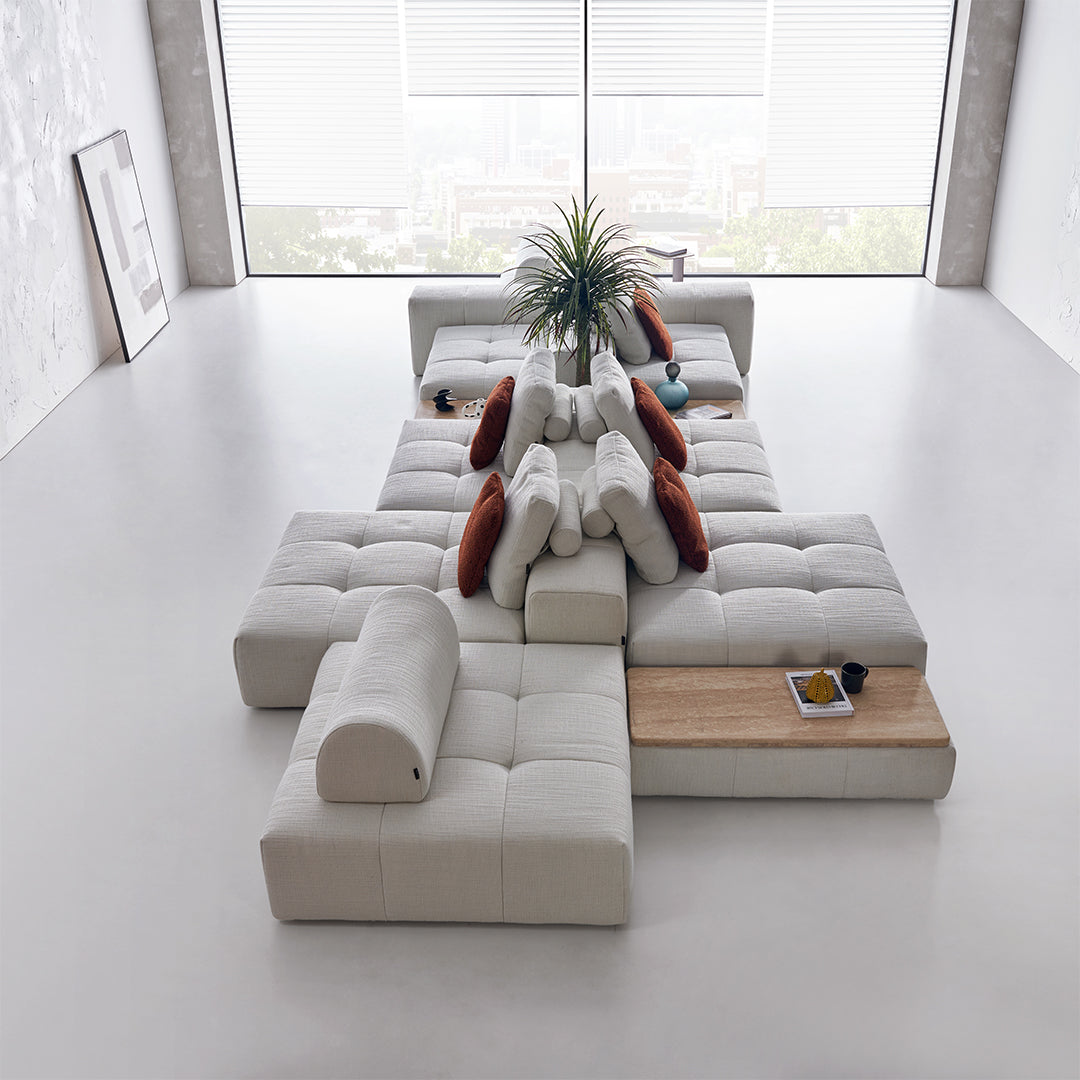 Puzzle Modular Side Table - SF080-K-Bronze - Sofas - ebarza Furniture UAE | Shop Modern Furniture in Abu Dhabi & Dubai - مفروشات ايبازرا في الامارات | تسوق اثاث عصري وديكورات مميزة في دبي وابوظبي