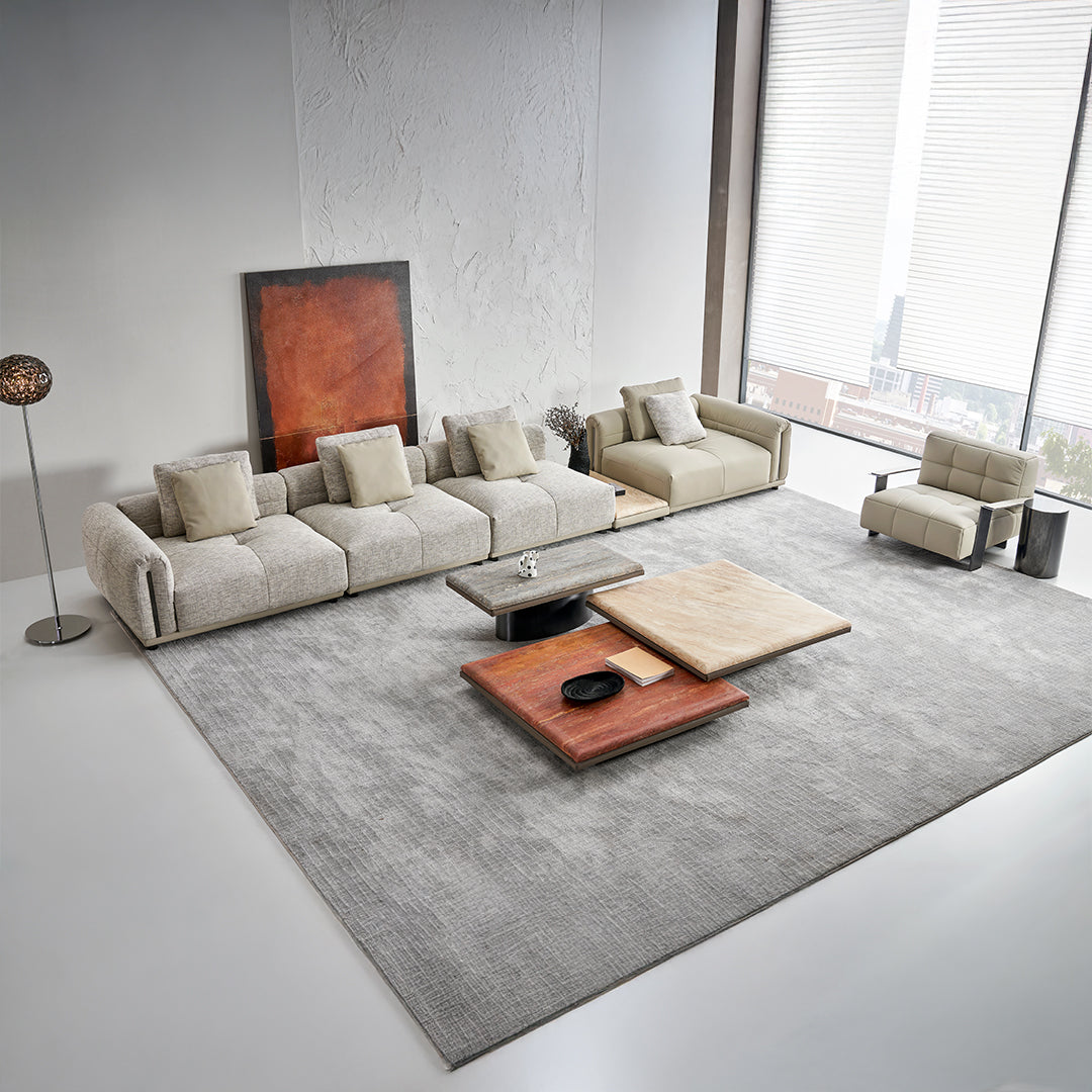 Quadro Single Seater Modular Sofa With LEFT Armrest B-SF093 - Sofas - ebarza Furniture UAE | Shop Modern Furniture in Abu Dhabi & Dubai - مفروشات ايبازرا في الامارات | تسوق اثاث عصري وديكورات مميزة في دبي وابوظبي