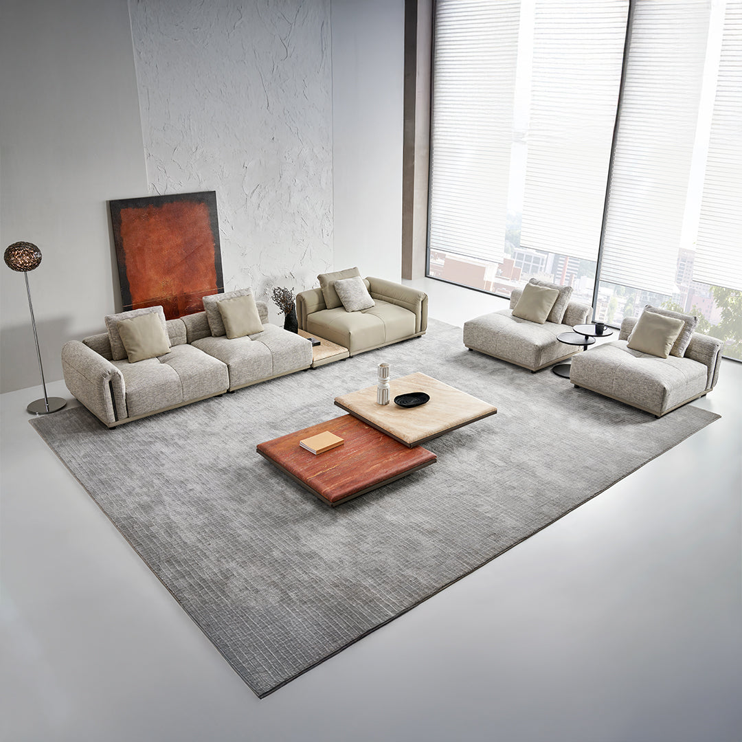 Quadro Single Seater Modular Sofa With RIGHT Armrest A-SF093 - Sofas - ebarza Furniture UAE | Shop Modern Furniture in Abu Dhabi & Dubai - مفروشات ايبازرا في الامارات | تسوق اثاث عصري وديكورات مميزة في دبي وابوظبي