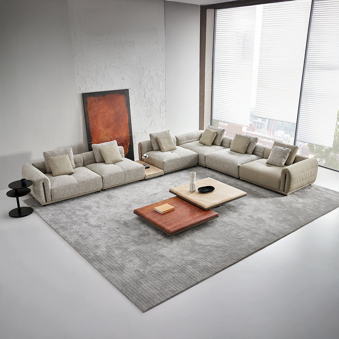 Quadro Single Seater Modular Sofa With LEFT Armrest B-SF093 - Sofas - ebarza Furniture UAE | Shop Modern Furniture in Abu Dhabi & Dubai - مفروشات ايبازرا في الامارات | تسوق اثاث عصري وديكورات مميزة في دبي وابوظبي