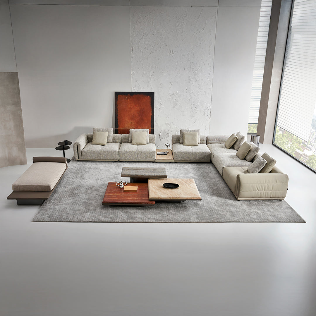 Quadro Single Seater Without Arm Modular Sofa C-SF093 - Sofas - ebarza Furniture UAE | Shop Modern Furniture in Abu Dhabi & Dubai - مفروشات ايبازرا في الامارات | تسوق اثاث عصري وديكورات مميزة في دبي وابوظبي