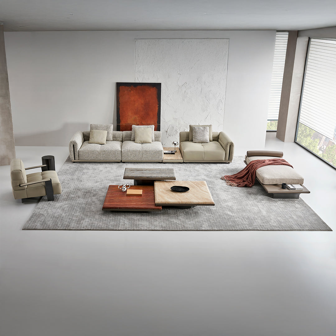 Quadro Single Seater Modular Sofa With LEFT Armrest B-SF093 - Sofas - ebarza Furniture UAE | Shop Modern Furniture in Abu Dhabi & Dubai - مفروشات ايبازرا في الامارات | تسوق اثاث عصري وديكورات مميزة في دبي وابوظبي