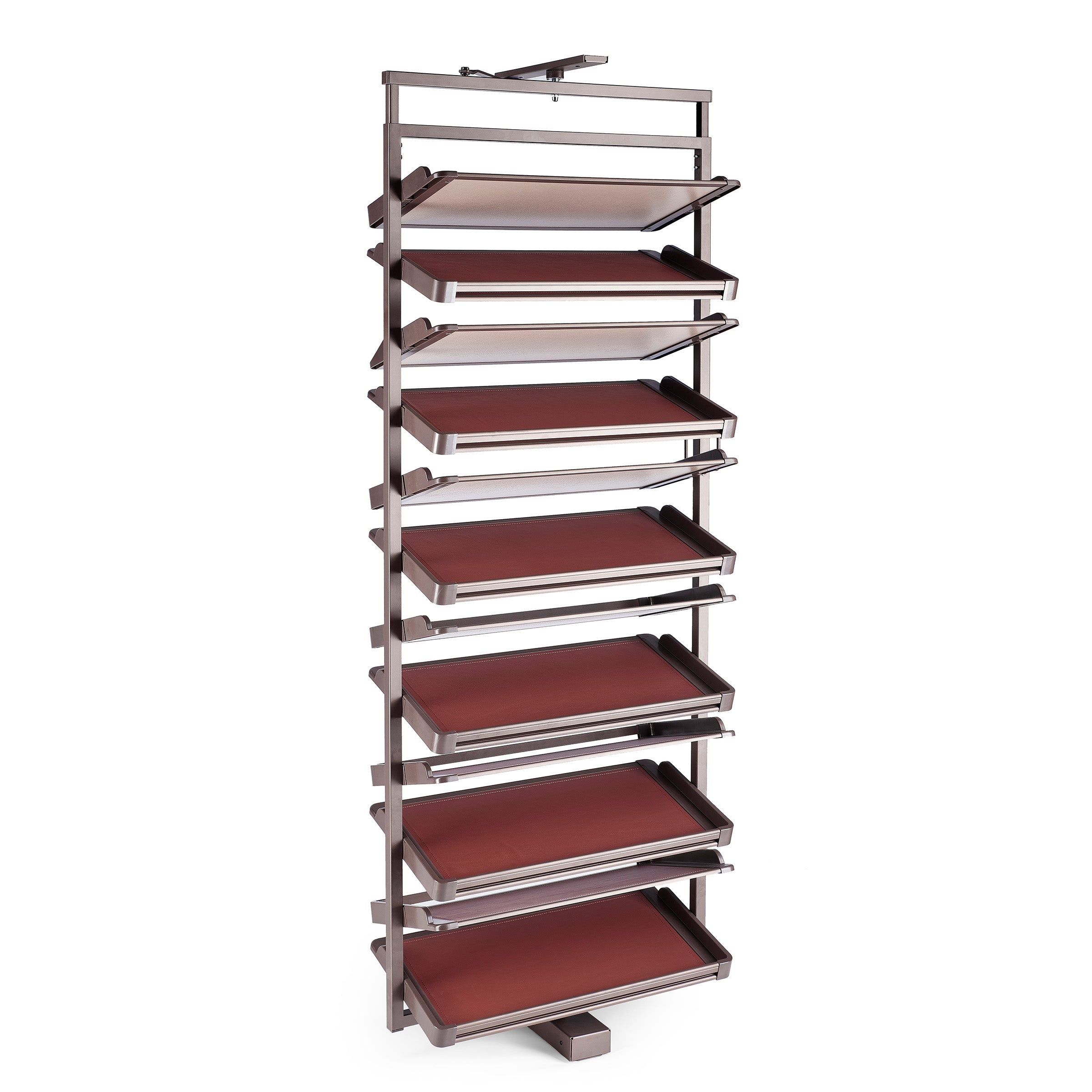 REVOLVE SHOE RACK 10-LAYERS MA.5601 - Shelves - ebarza Furniture UAE | Shop Modern Furniture in Abu Dhabi & Dubai - مفروشات ايبازرا في الامارات | تسوق اثاث عصري وديكورات مميزة في دبي وابوظبي