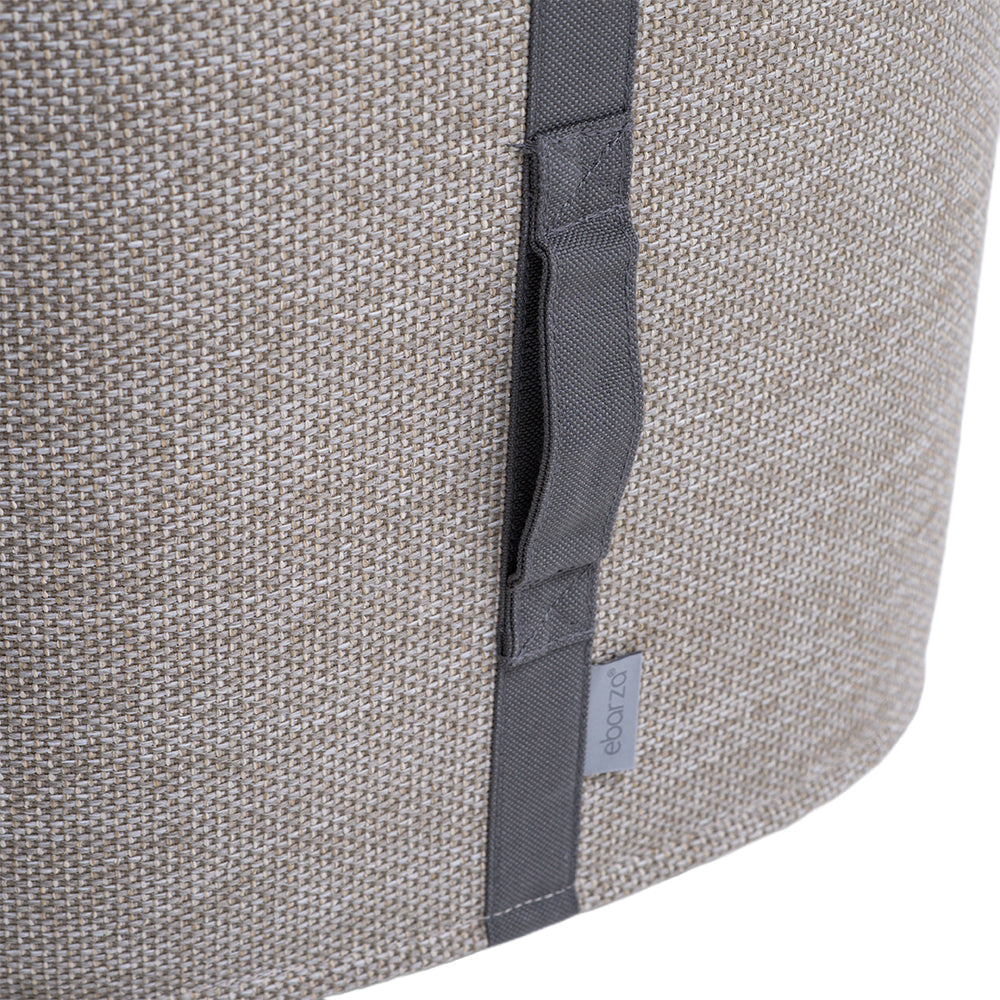 POOF RIBBON STOOL KC8806N14FAB - Big - Poufs - ebarza Furniture UAE | Shop Modern Furniture in Abu Dhabi & Dubai - مفروشات ايبازرا في الامارات | تسوق اثاث عصري وديكورات مميزة في دبي وابوظبي