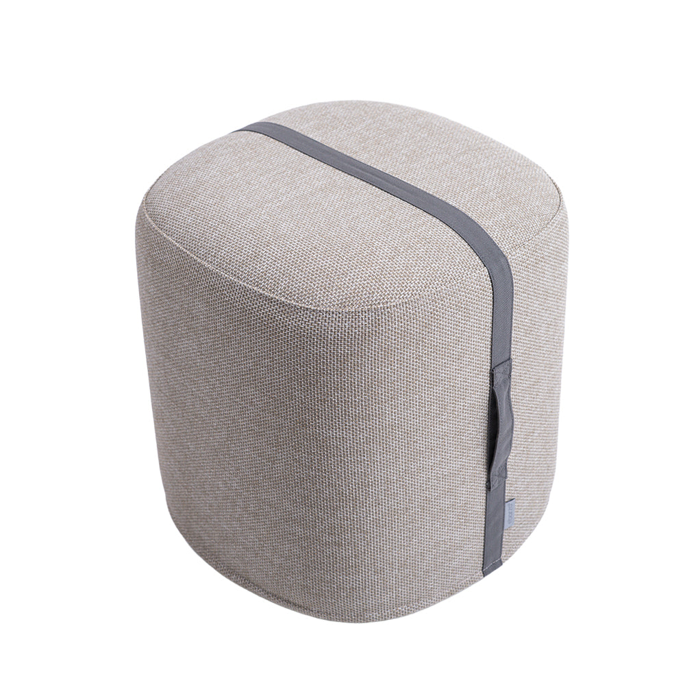 POOF RIBBON STOOL KC8806N14FAB - Small - Poufs - ebarza Furniture UAE | Shop Modern Furniture in Abu Dhabi & Dubai - مفروشات ايبازرا في الامارات | تسوق اثاث عصري وديكورات مميزة في دبي وابوظبي