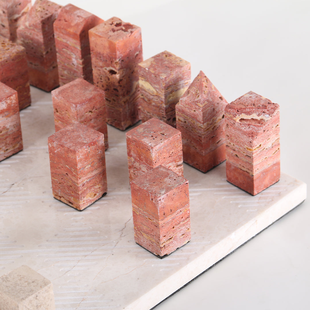 Red Ochre Chessboard KG3003 - Home Decor Figurines - ebarza Furniture UAE | Shop Modern Furniture in Abu Dhabi & Dubai - مفروشات ايبازرا في الامارات | تسوق اثاث عصري وديكورات مميزة في دبي وابوظبي