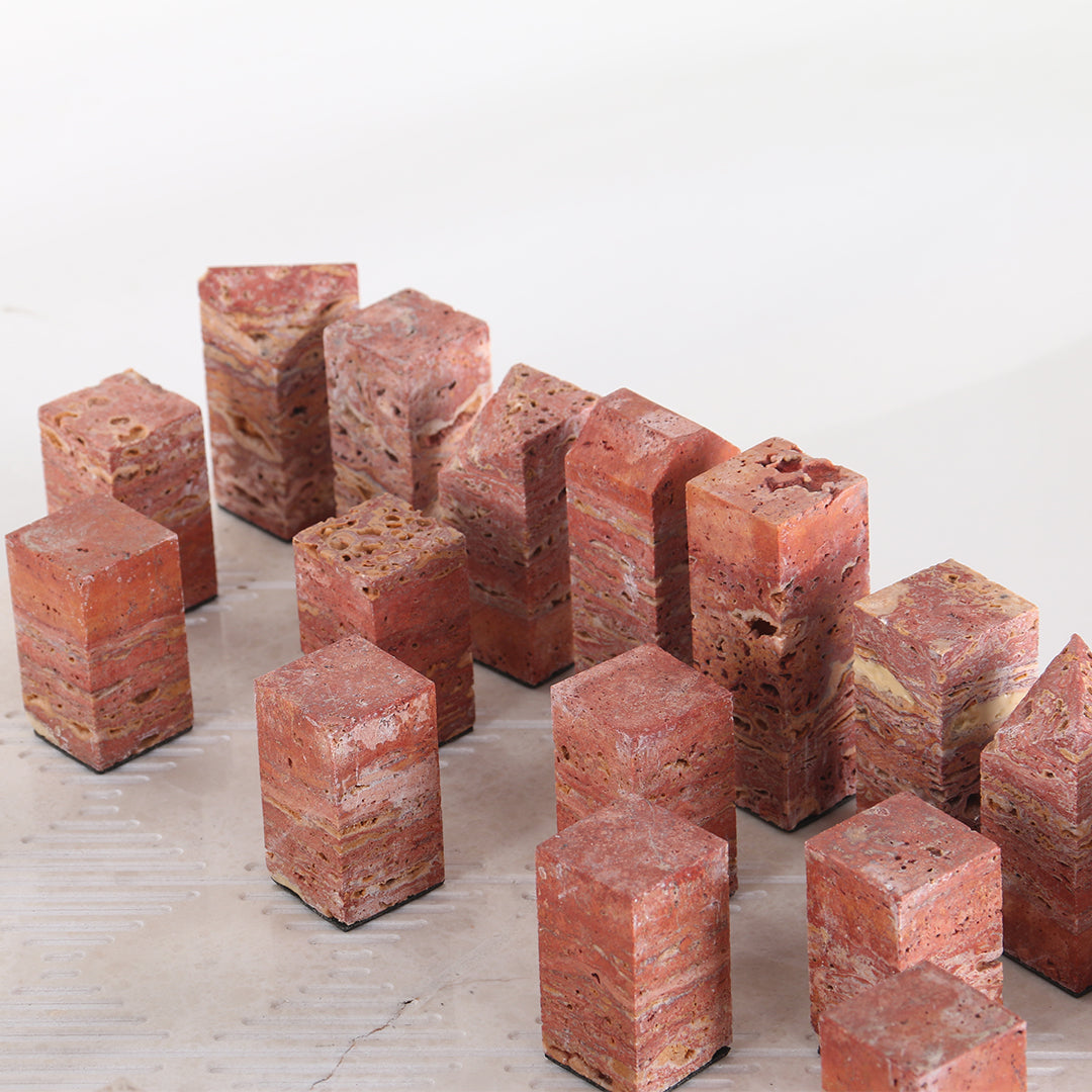 Red Ochre Chessboard KG3003 - Home Decor Figurines - ebarza Furniture UAE | Shop Modern Furniture in Abu Dhabi & Dubai - مفروشات ايبازرا في الامارات | تسوق اثاث عصري وديكورات مميزة في دبي وابوظبي