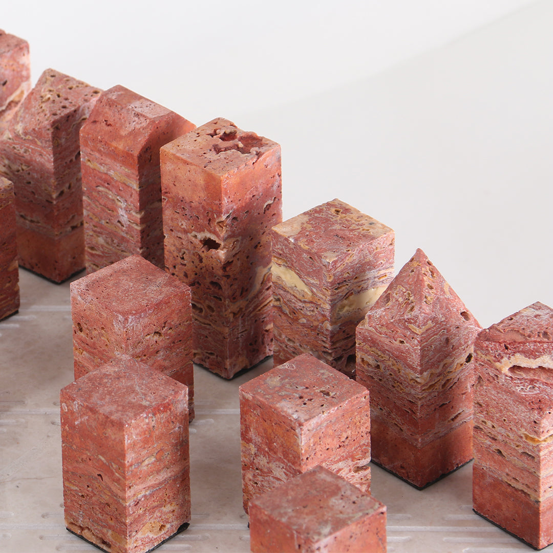 Red Ochre Chessboard KG3003 - Home Decor Figurines - ebarza Furniture UAE | Shop Modern Furniture in Abu Dhabi & Dubai - مفروشات ايبازرا في الامارات | تسوق اثاث عصري وديكورات مميزة في دبي وابوظبي