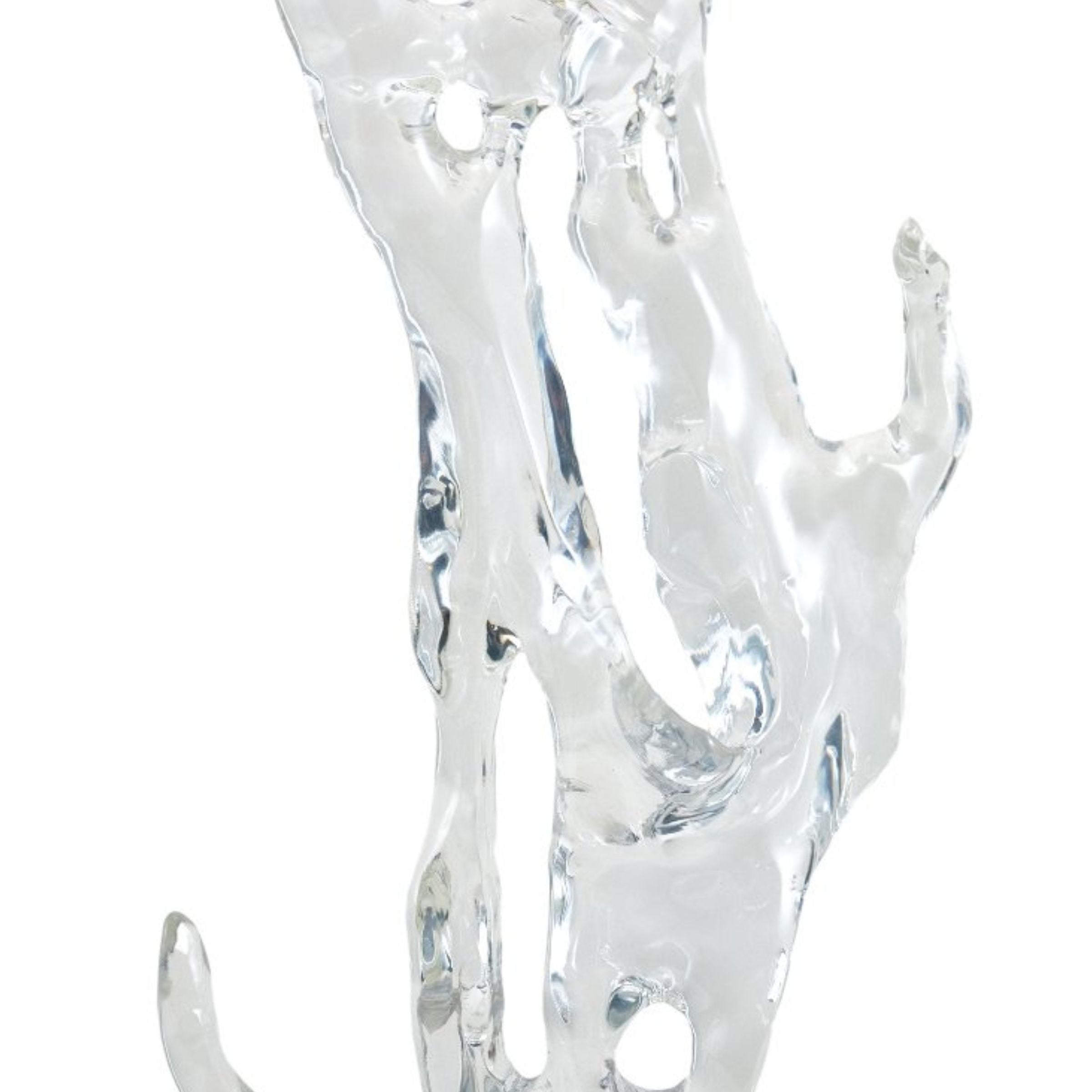 CLEAR ABSTRACT SCULPTURE SH-S021 -  Home Decor Figurines - ebarza Furniture UAE | Shop Modern Furniture in Abu Dhabi & Dubai - مفروشات ايبازرا في الامارات | تسوق اثاث عصري وديكورات مميزة في دبي وابوظبي