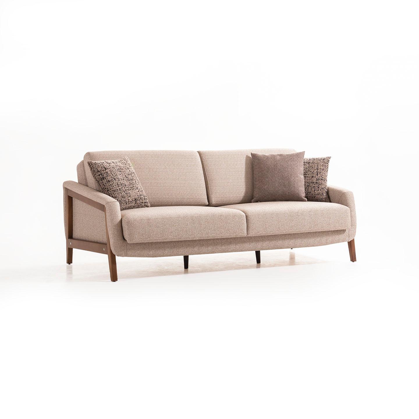 Kent 2 Seater Sofa bed SBRN-KNT3S - Sofas - ebarza Furniture UAE | Shop Modern Furniture in Abu Dhabi & Dubai - مفروشات ايبازرا في الامارات | تسوق اثاث عصري وديكورات مميزة في دبي وابوظبي