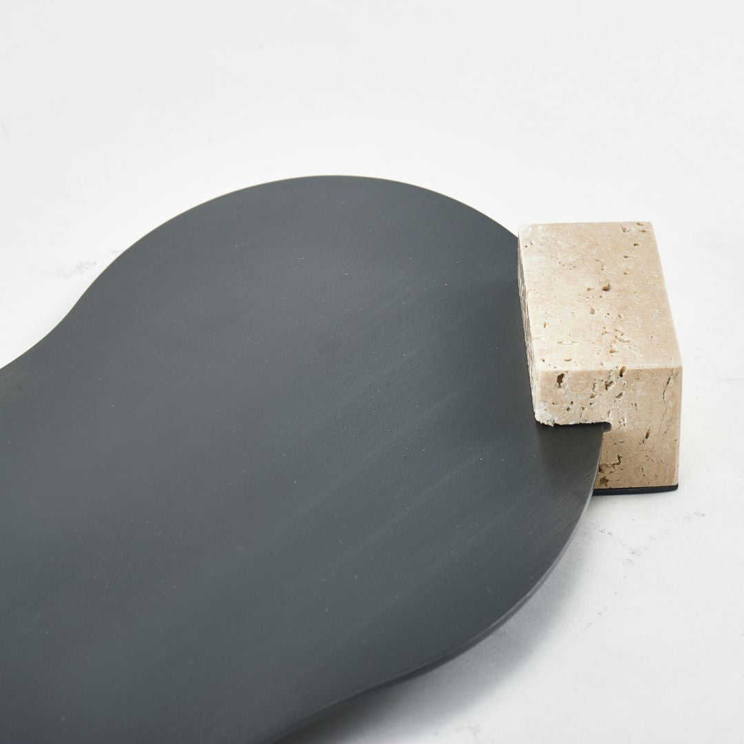 STEEL TRAY G0978 - Trays - ebarza Furniture UAE | Shop Modern Furniture in Abu Dhabi & Dubai - مفروشات ايبازرا في الامارات | تسوق اثاث عصري وديكورات مميزة في دبي وابوظبي