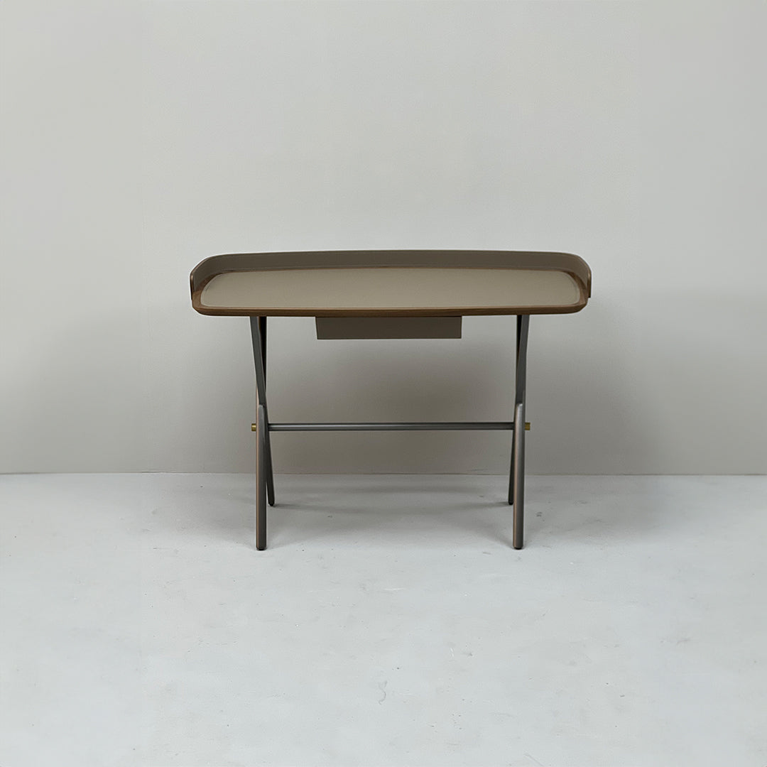 Saddle Leather Desk JK-J13 - Office Desks - ebarza Furniture UAE | Shop Modern Furniture in Abu Dhabi & Dubai - مفروشات ايبازرا في الامارات | تسوق اثاث عصري وديكورات مميزة في دبي وابوظبي