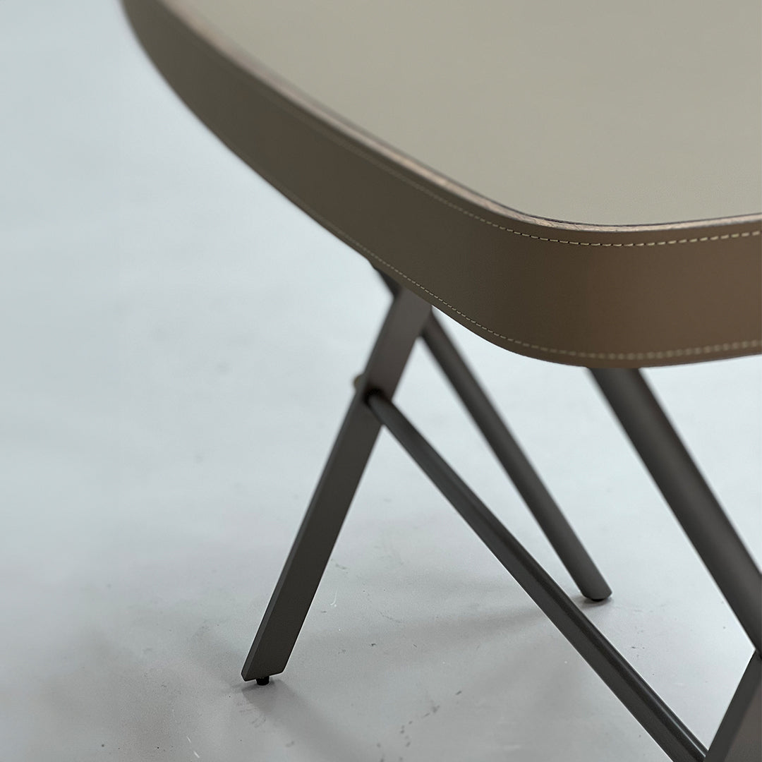 Saddle Leather Desk JK-J13 - Office Desks - ebarza Furniture UAE | Shop Modern Furniture in Abu Dhabi & Dubai - مفروشات ايبازرا في الامارات | تسوق اثاث عصري وديكورات مميزة في دبي وابوظبي