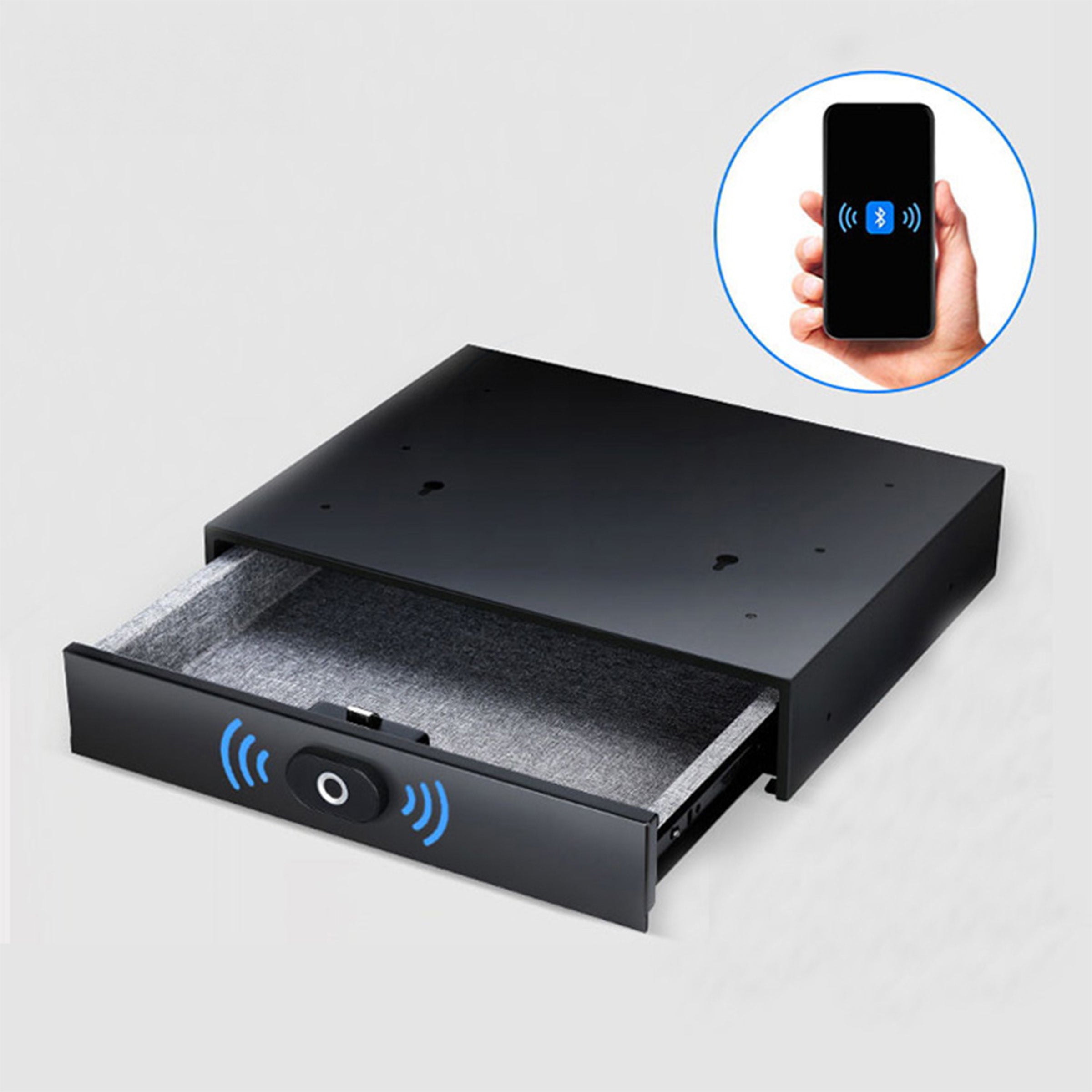 Smoker Small Safe Box Portable Password CH9-ST022-Black - Safe Box - ebarza Furniture UAE | Shop Modern Furniture in Abu Dhabi & Dubai - مفروشات ايبازرا في الامارات | تسوق اثاث عصري وديكورات مميزة في دبي وابوظبي