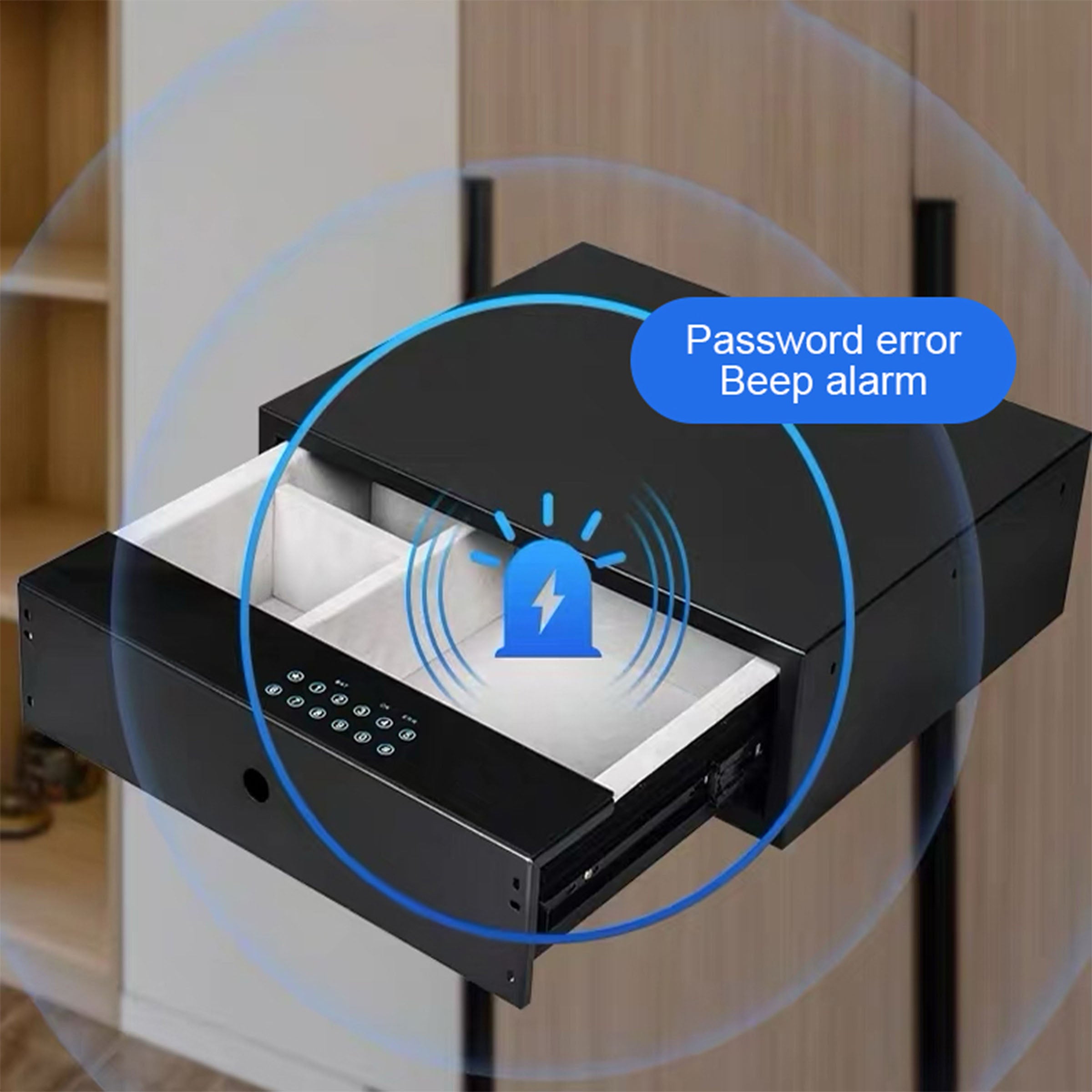 Safe Box Password Extraction-With Digital Password CH9-ST020-464*400*150mm-Black - Safe Box - ebarza Furniture UAE | Shop Modern Furniture in Abu Dhabi & Dubai - مفروشات ايبازرا في الامارات | تسوق اثاث عصري وديكورات مميزة في دبي وابوظبي