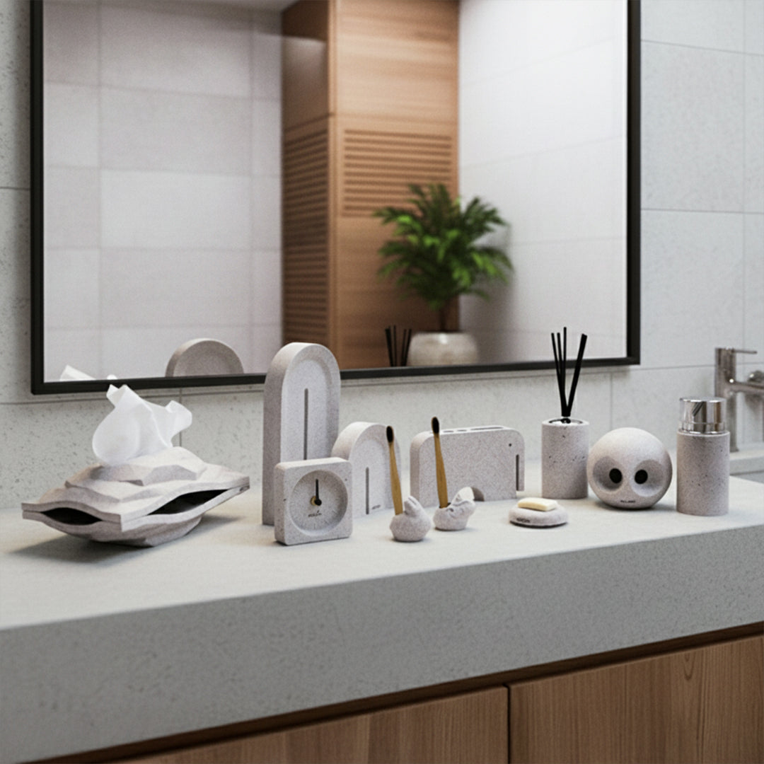 Sahara Elephant Toothbrush Holder THG234 - Bathroom Accessories - ebarza Furniture UAE | Shop Modern Furniture in Abu Dhabi & Dubai - مفروشات ايبازرا في الامارات | تسوق اثاث عصري وديكورات مميزة في دبي وابوظبي